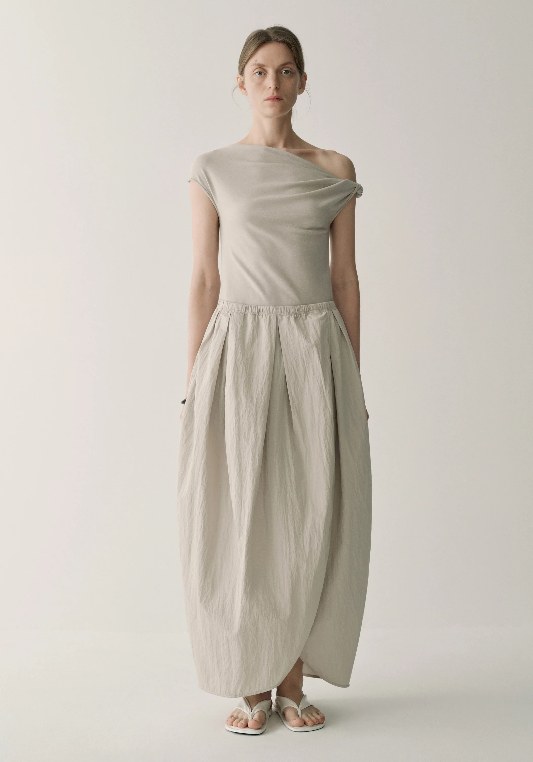 Mixed-knit Tulip Dress - Image 16