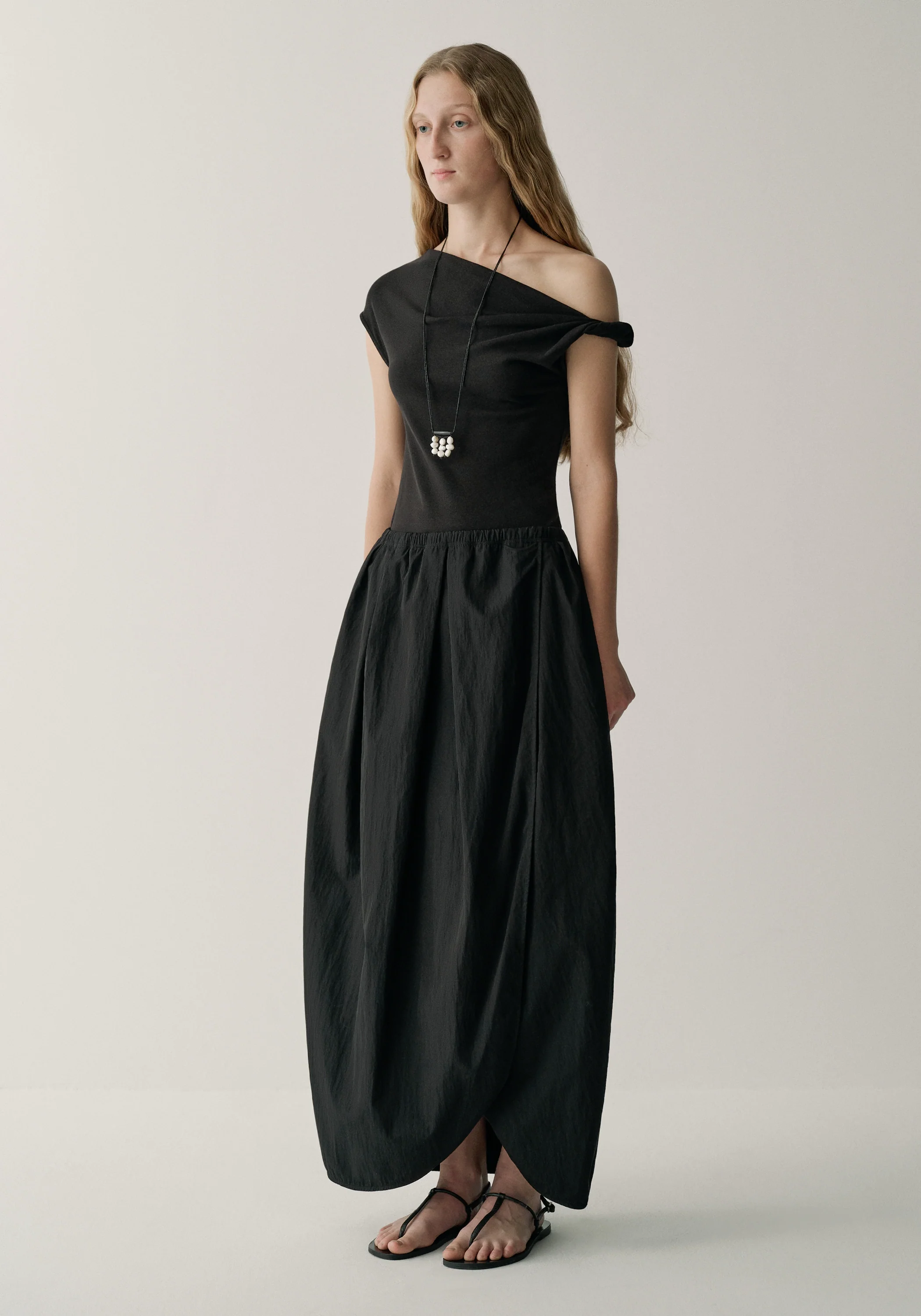Mixed-knit Tulip Dress - Image 3