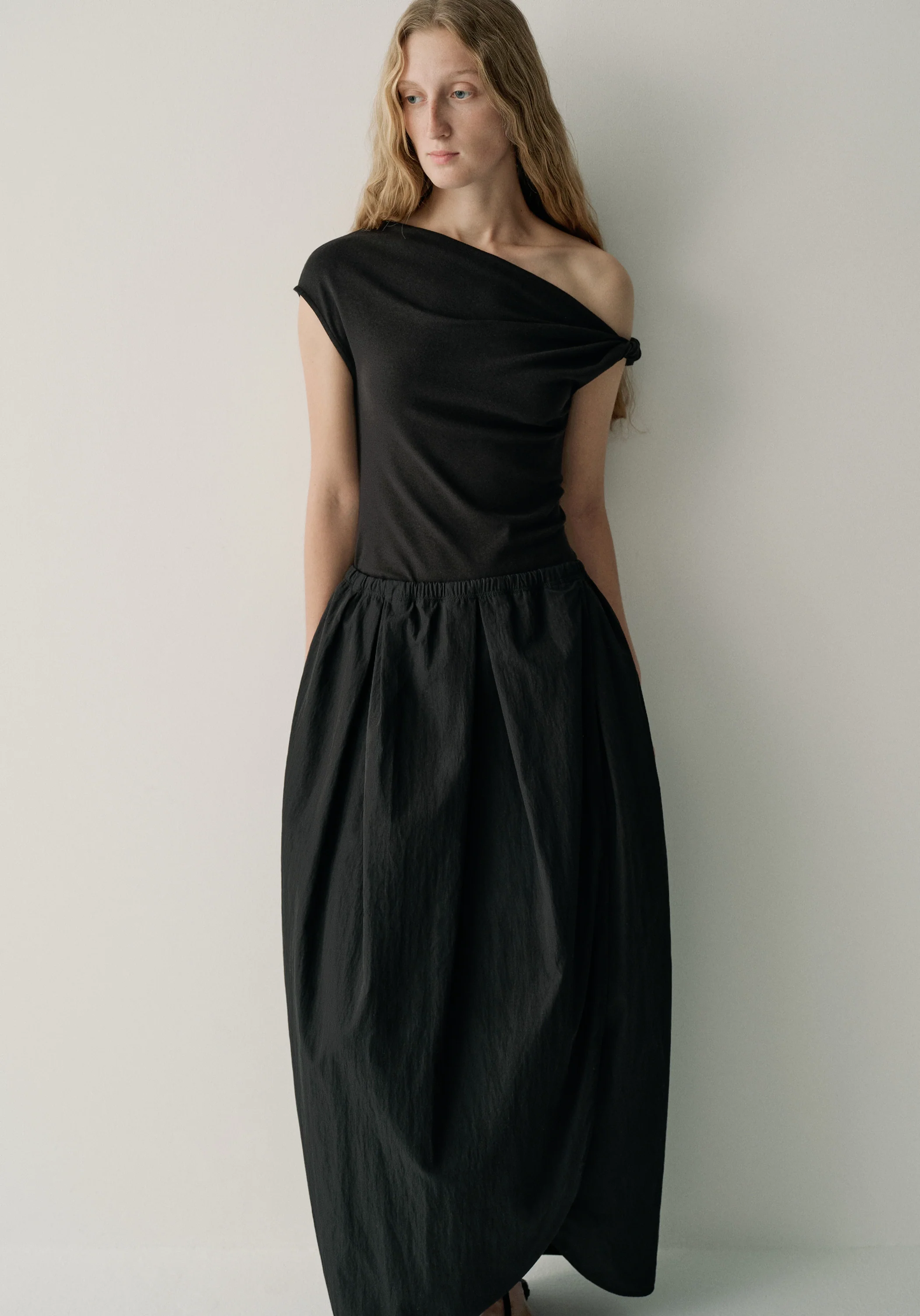 Mixed-knit Tulip Dress - Image 5