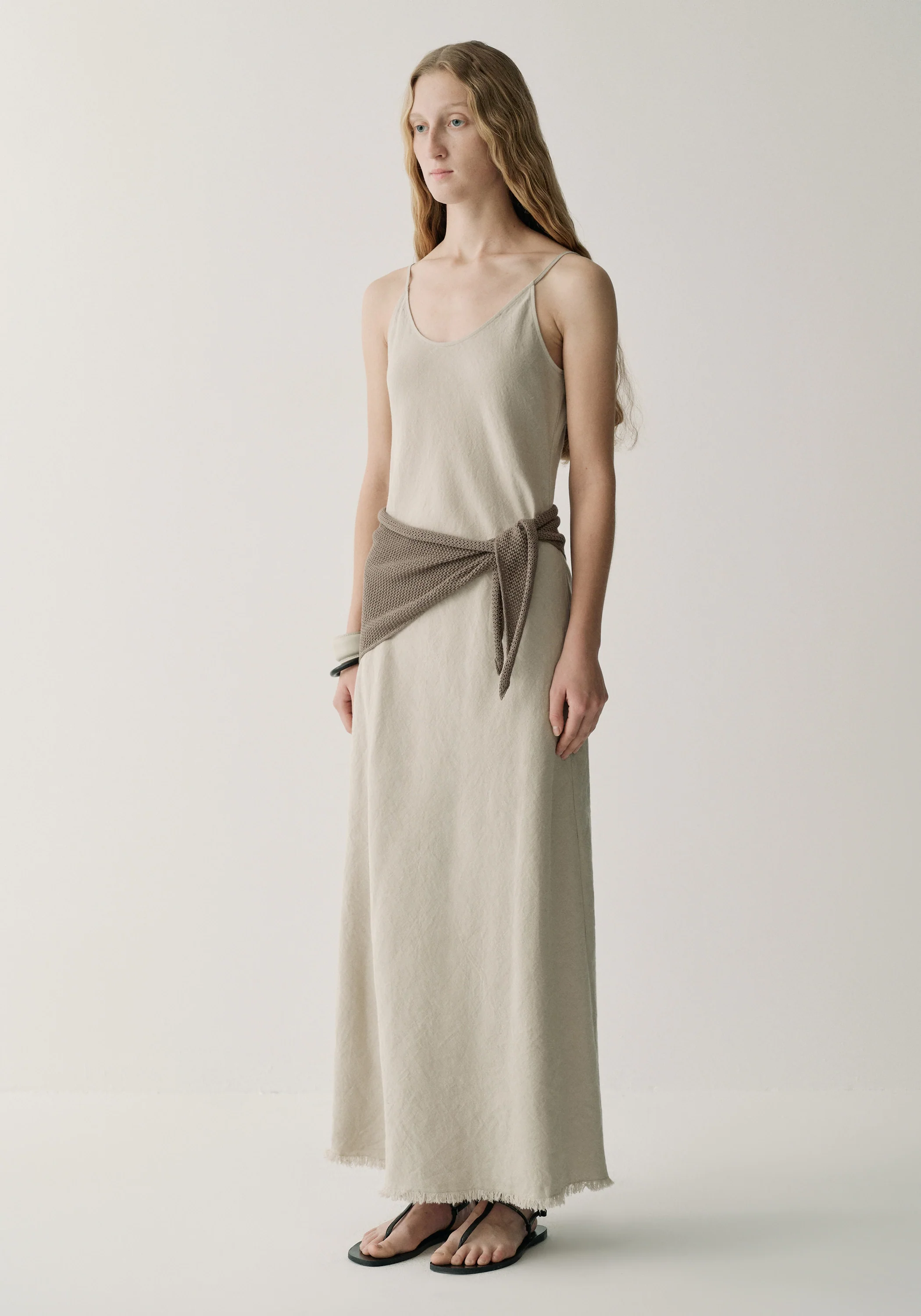 Linen Slip Dress - Image 4