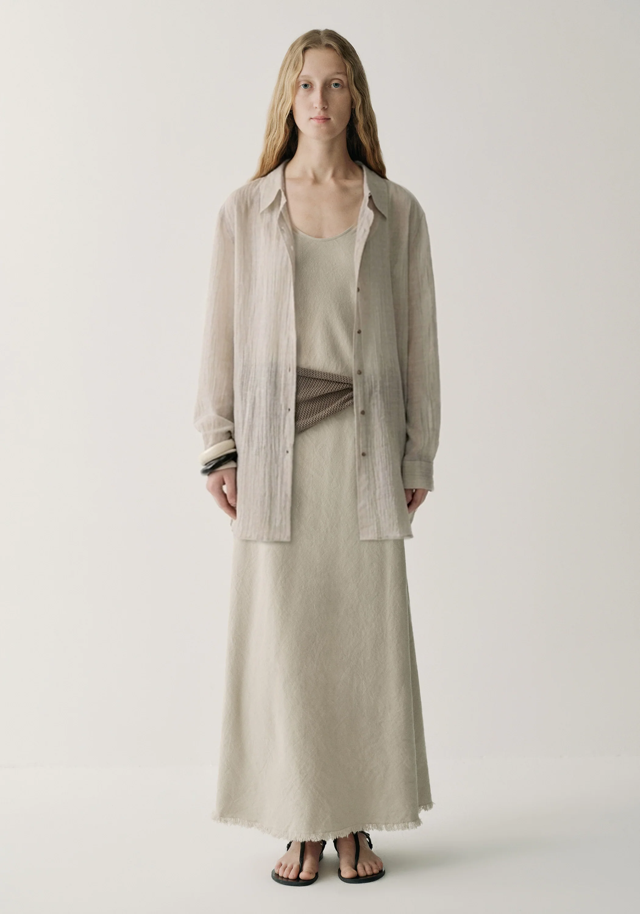 Linen Slip Dress - Image 7