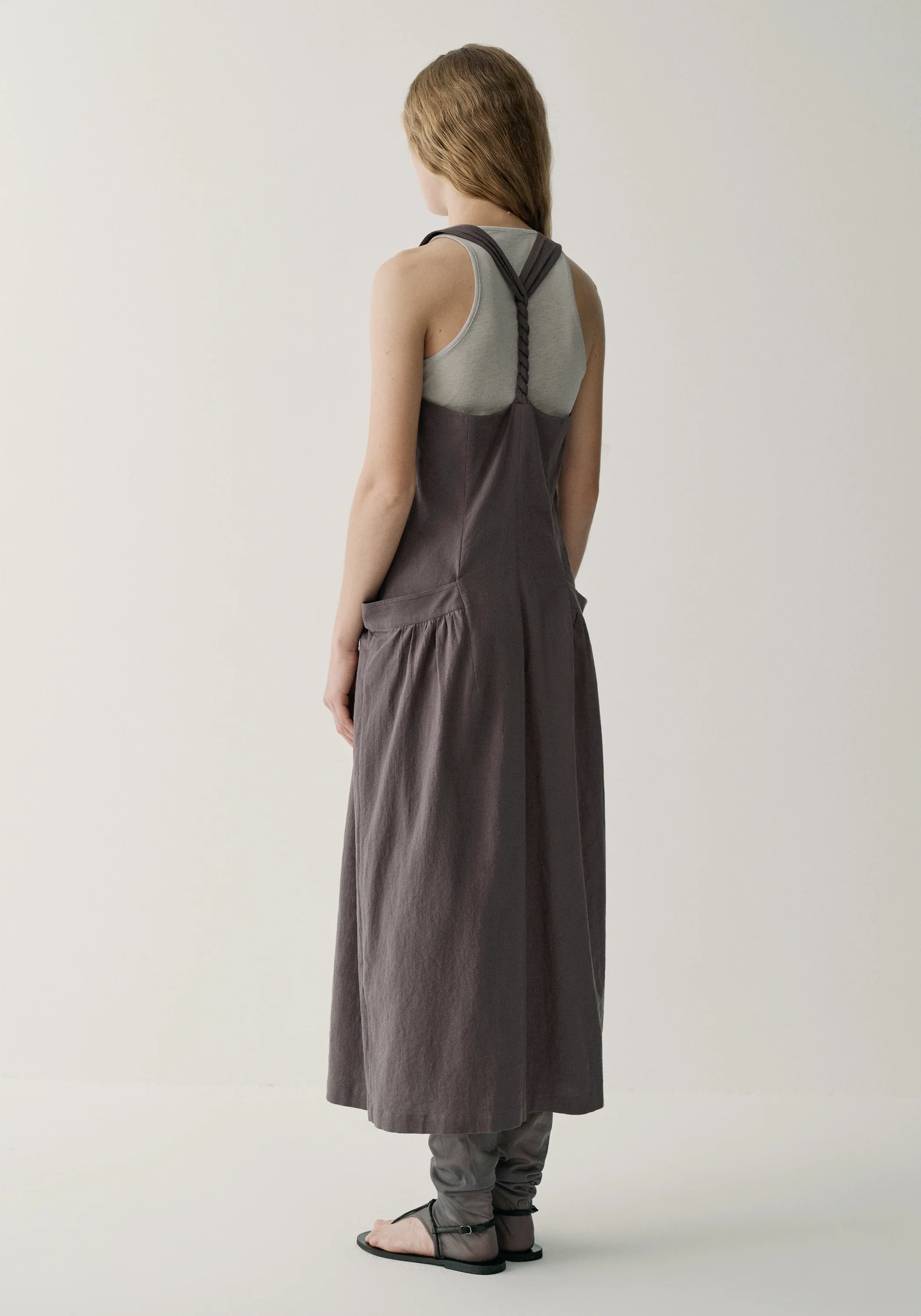 Twist-knot Buttoned Dress - Image 4