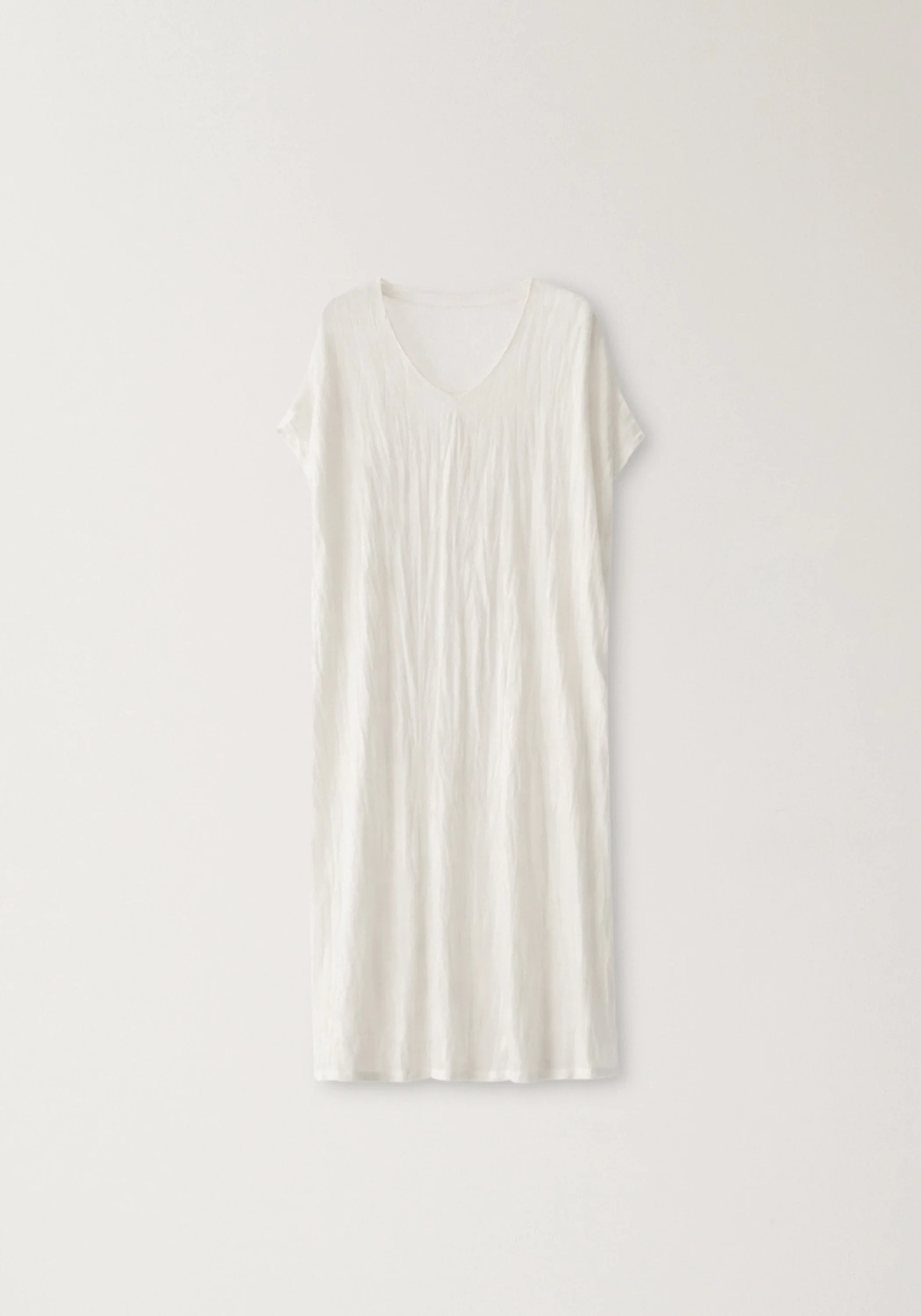 Pleated Semi-sheer Dress - Image 2