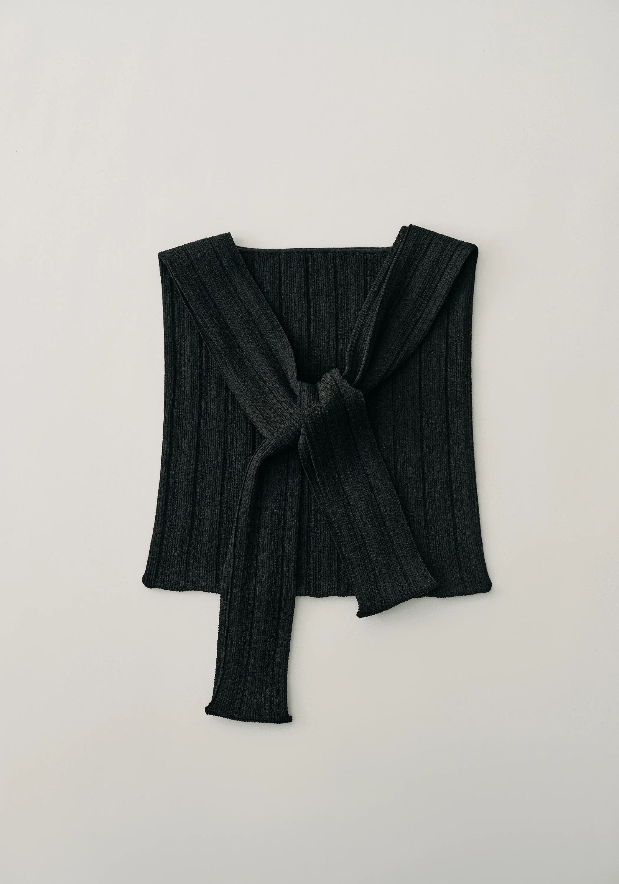 Ribbed Knit Wool Bag - Image 13