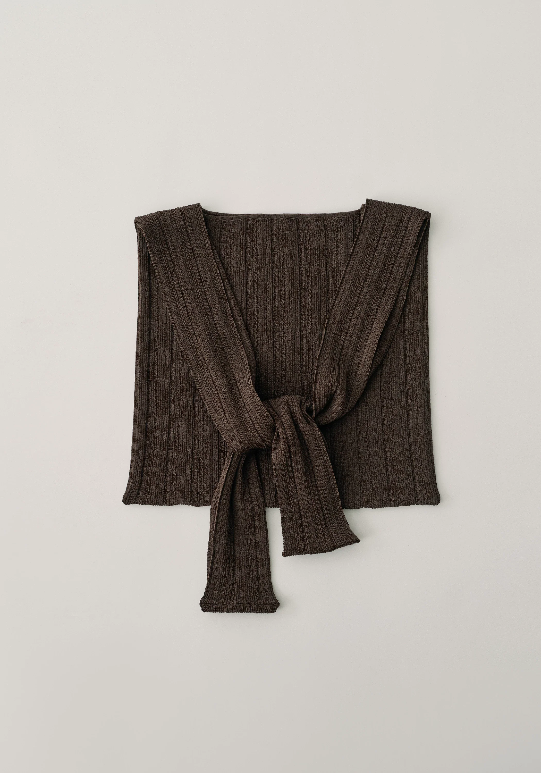 Ribbed Knit Wool Bag - Image 3