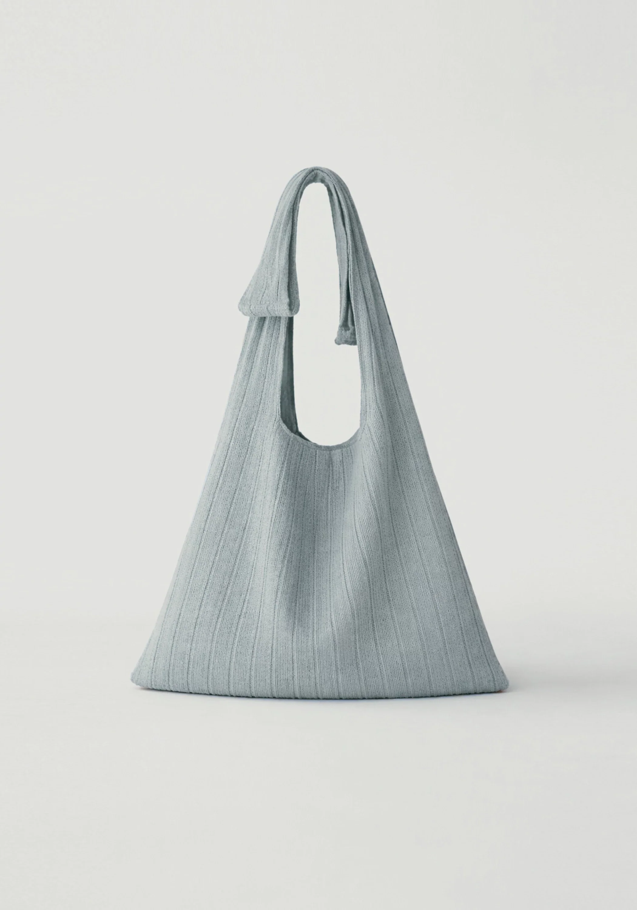 Ribbed Knit Wool Bag - Image 5