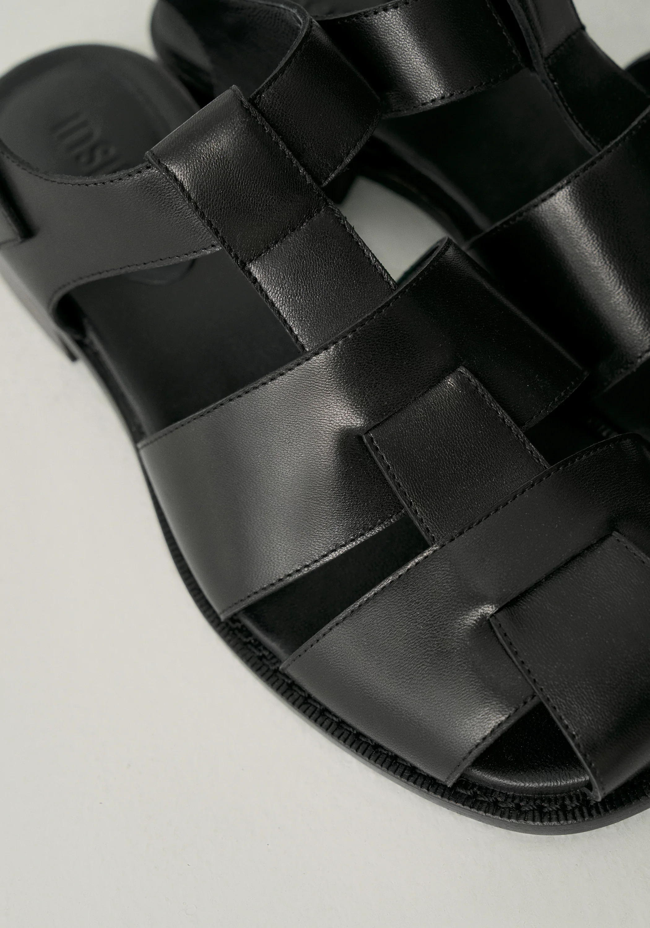 Lambskin Woven Sandals - Image 5