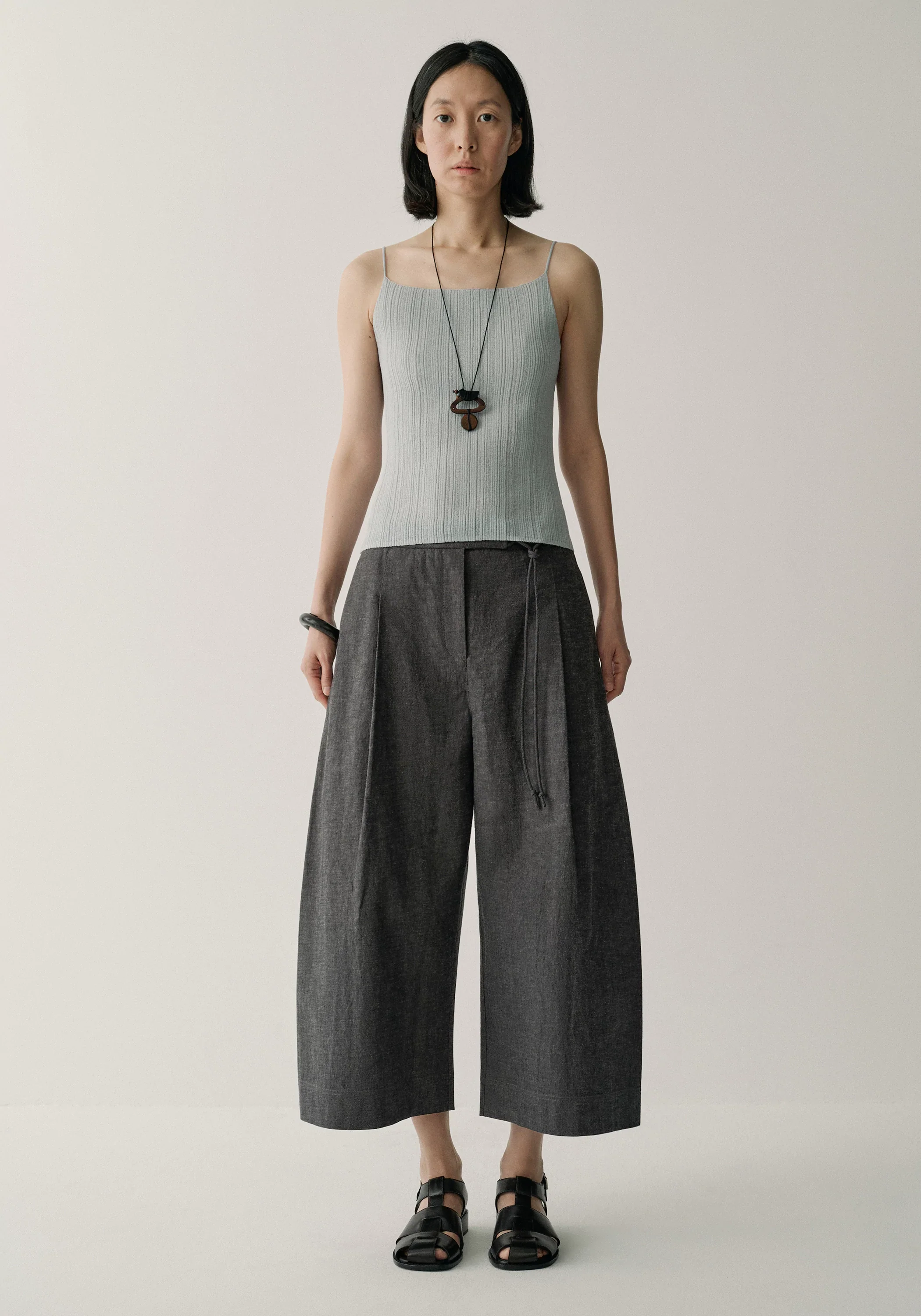 Lambskin Woven Sandals - Image 8