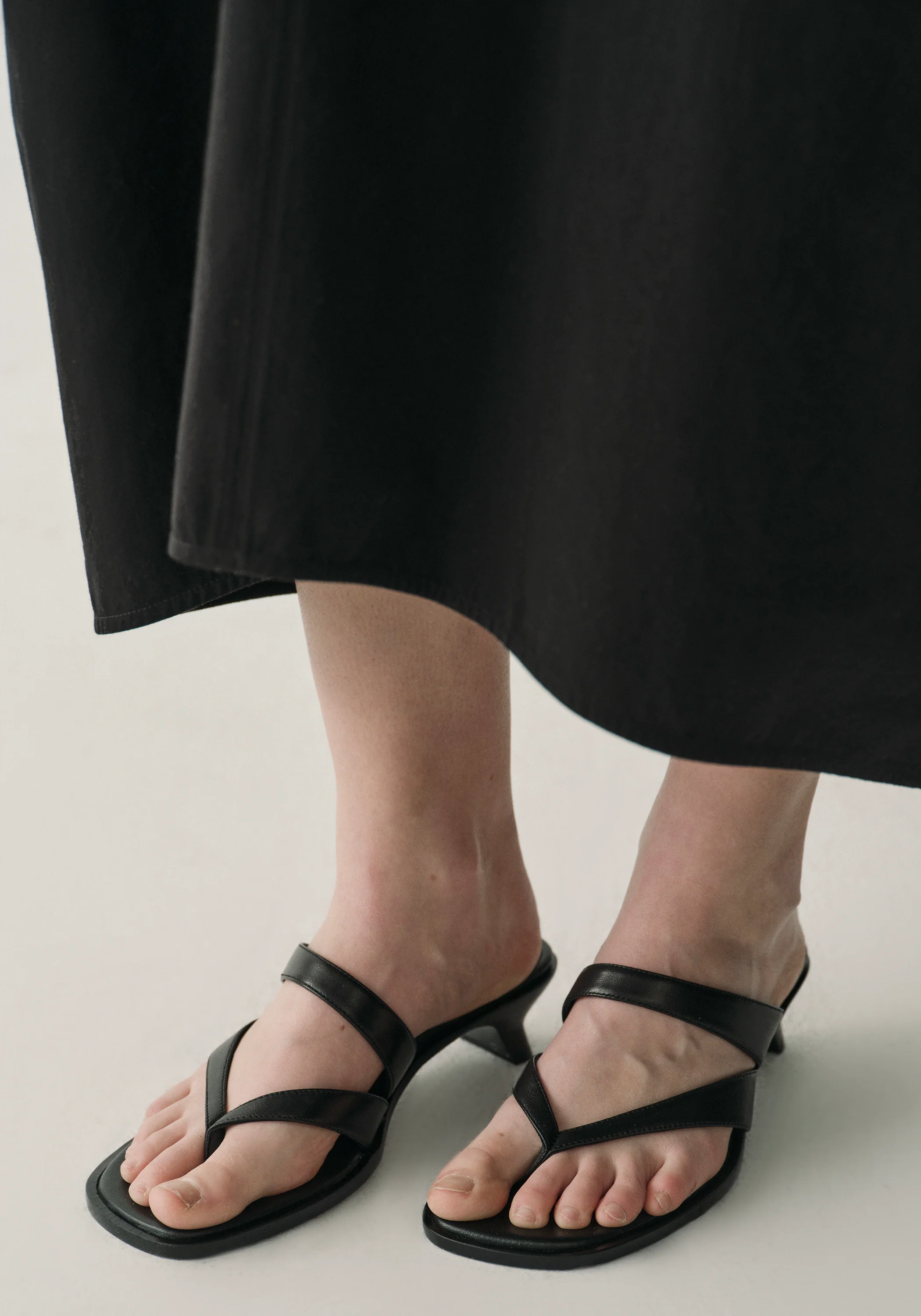 Lambskin Thong Sandals - Image 9