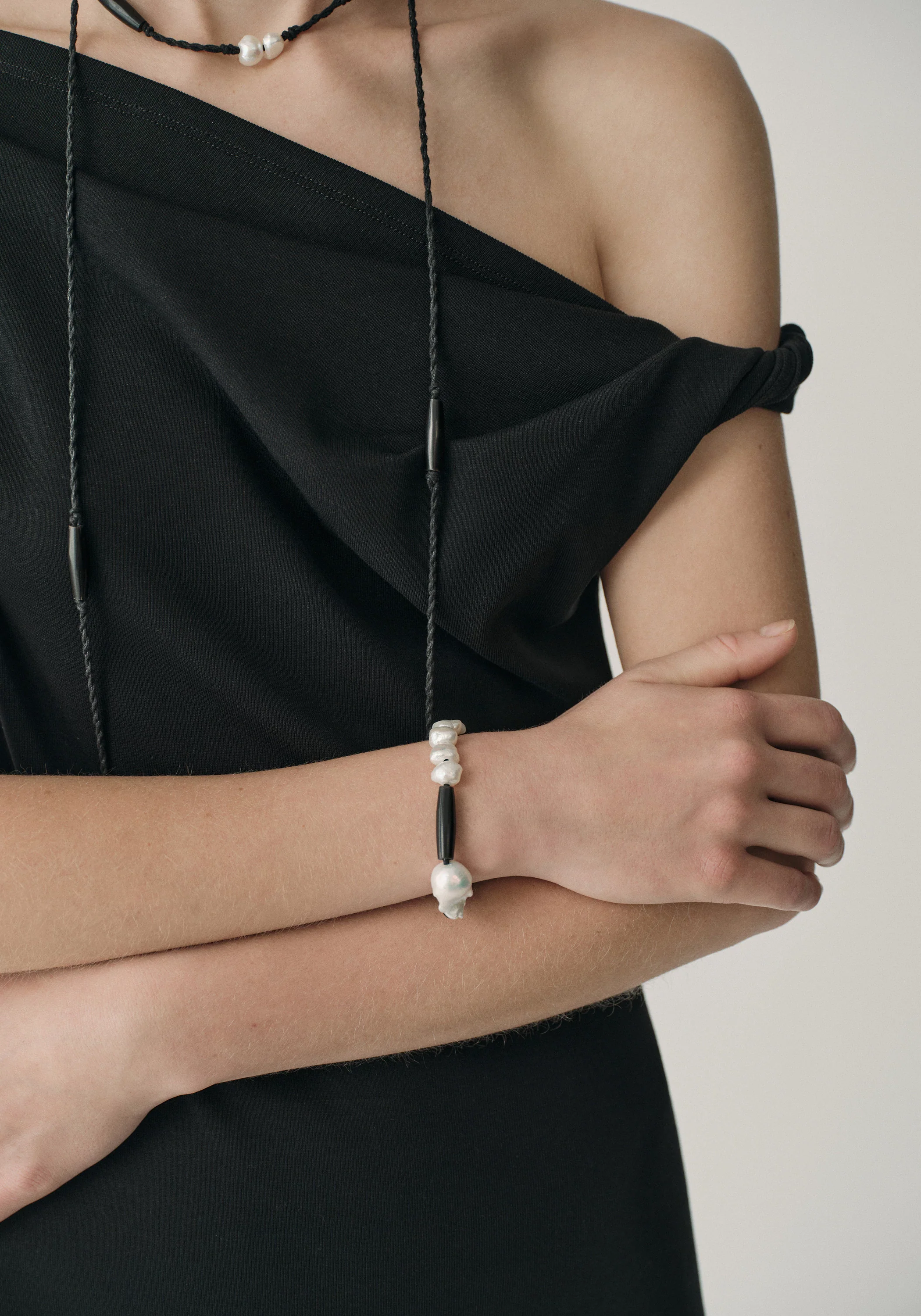 Handwoven Pearl Bracelet - Image 2