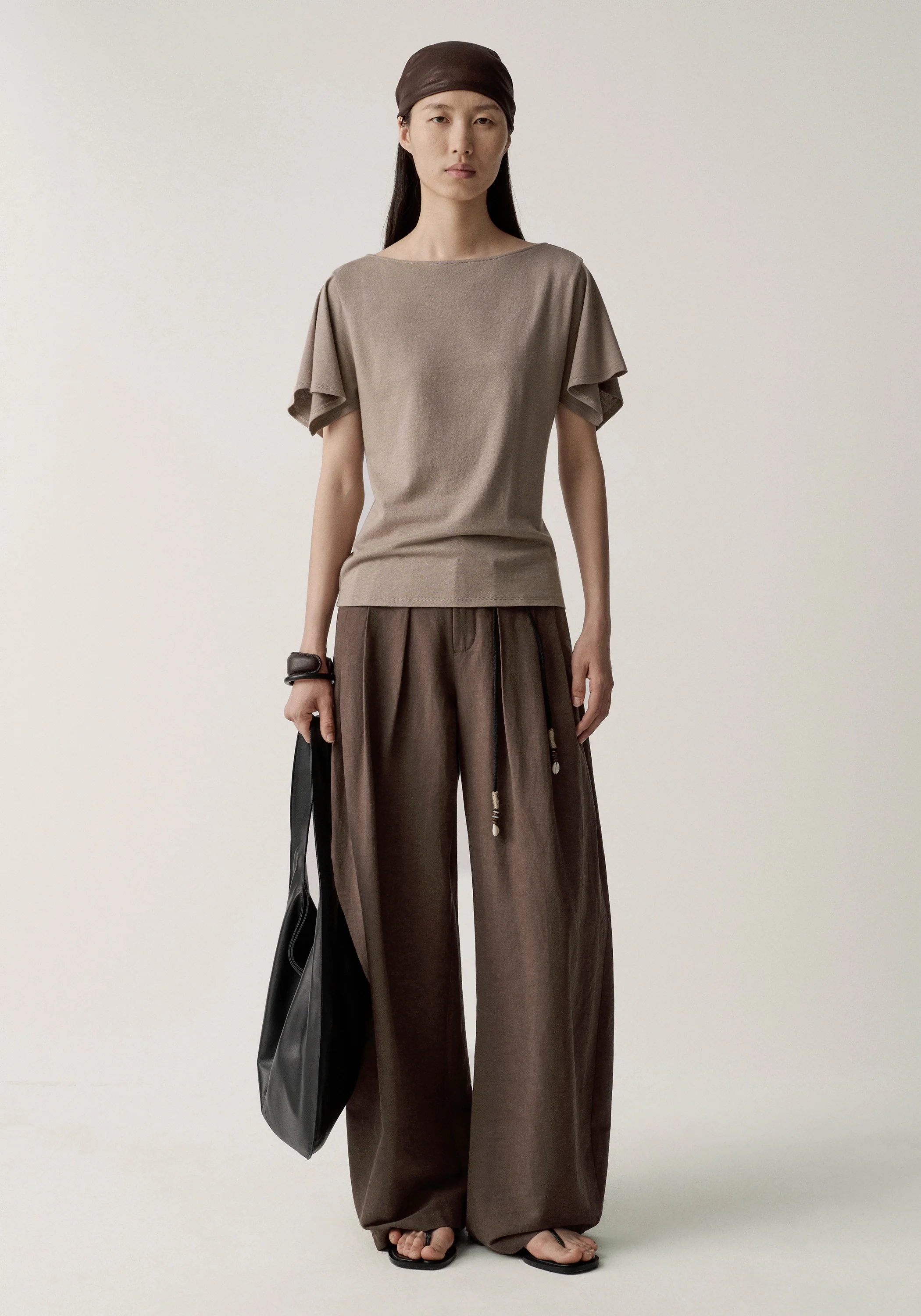 Cotton-linen T-shirt - Image 12