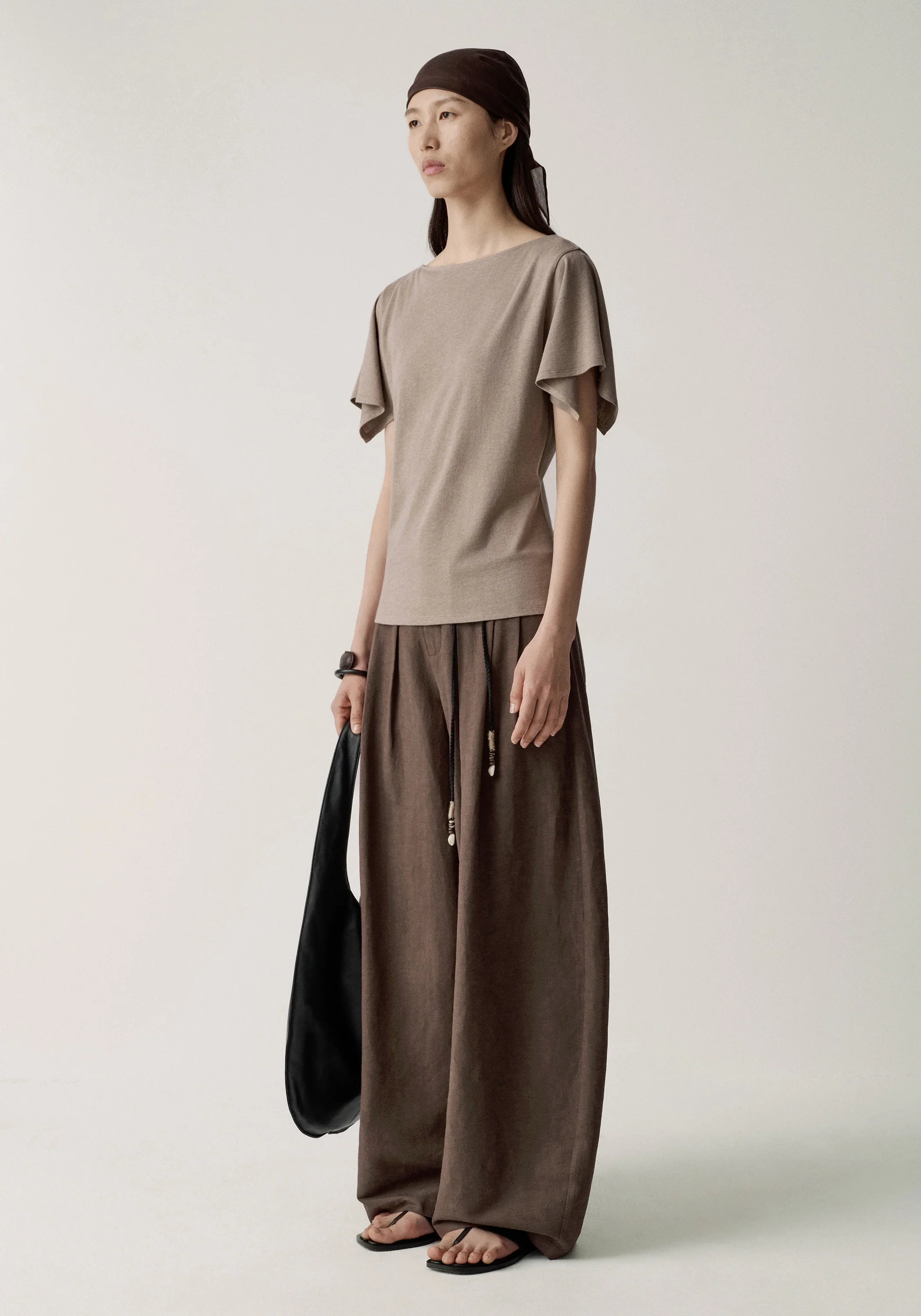 Cotton-linen T-shirt - Image 13