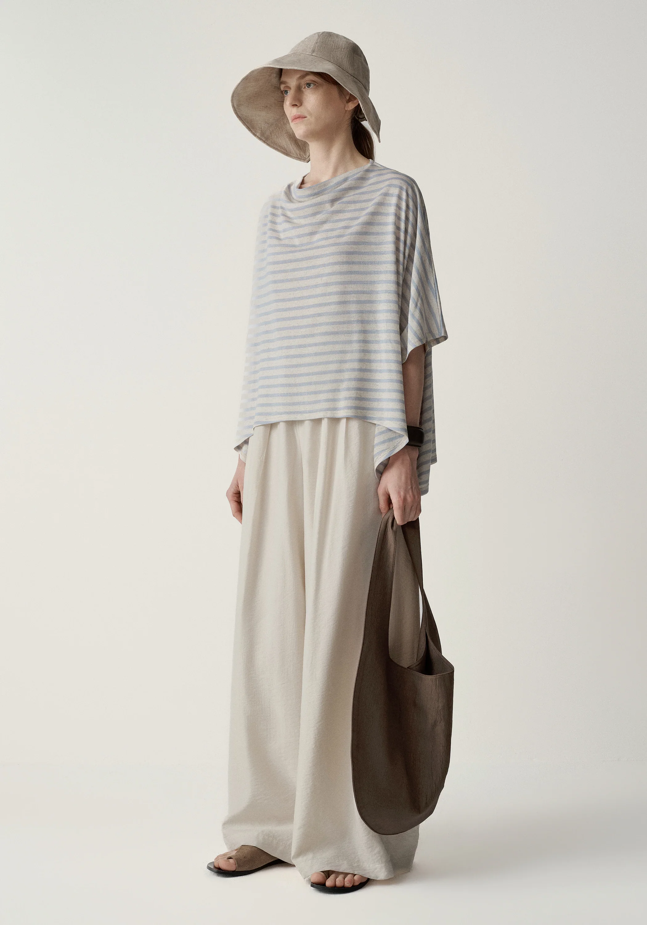 Asymmetric Striped Blouse - Image 12