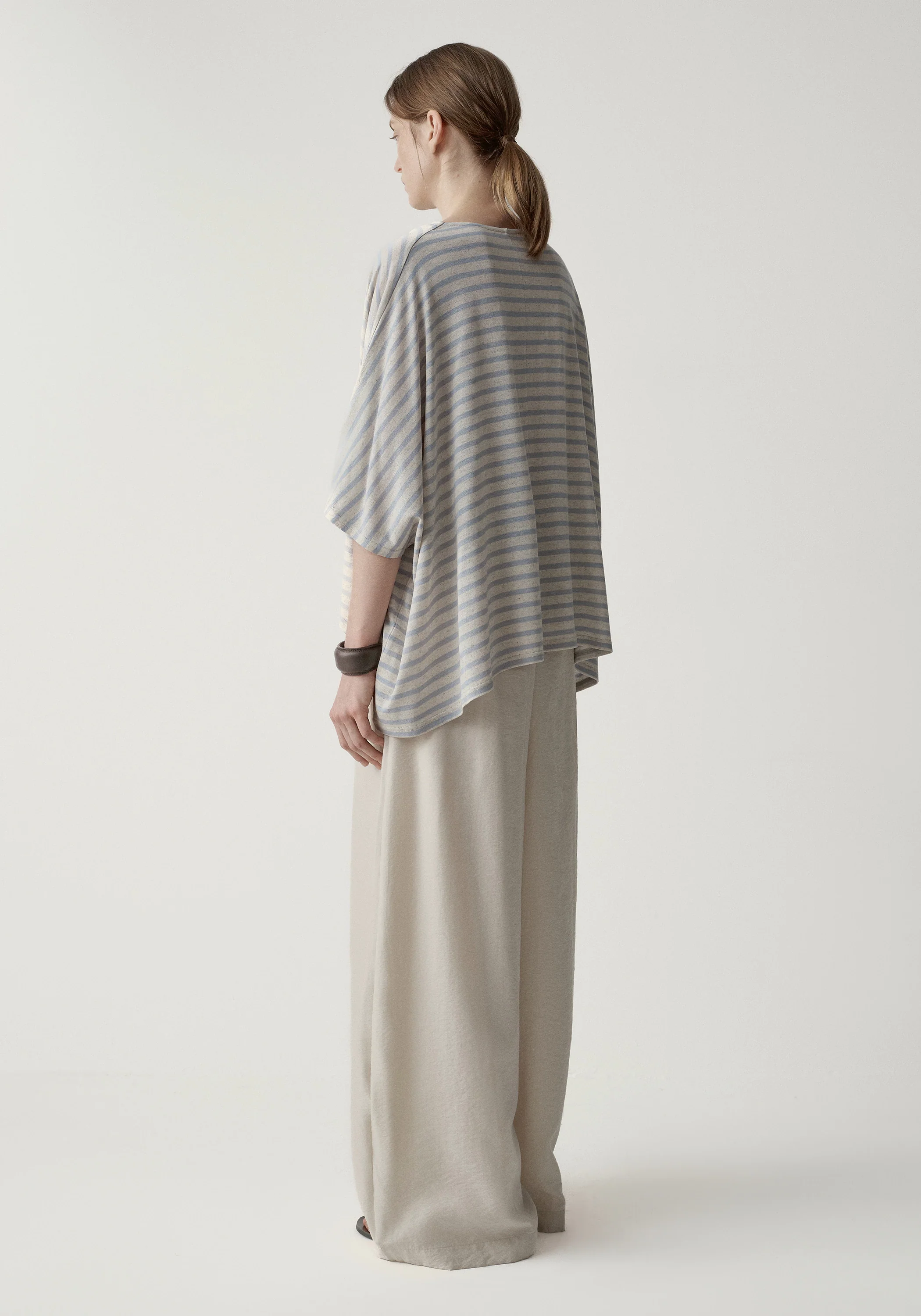 Asymmetric Striped Blouse - Image 13