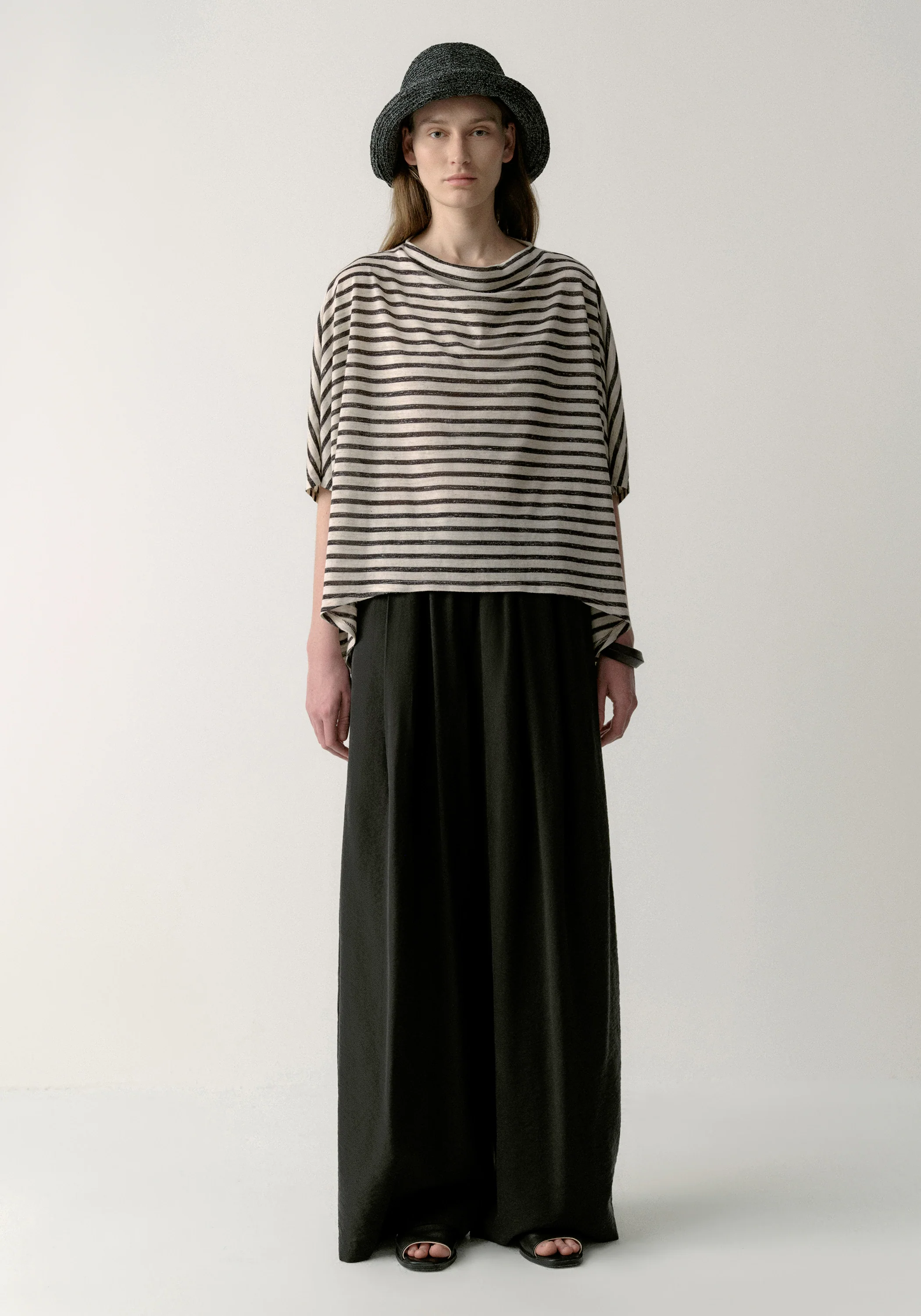 Asymmetric Striped Blouse - Image 16