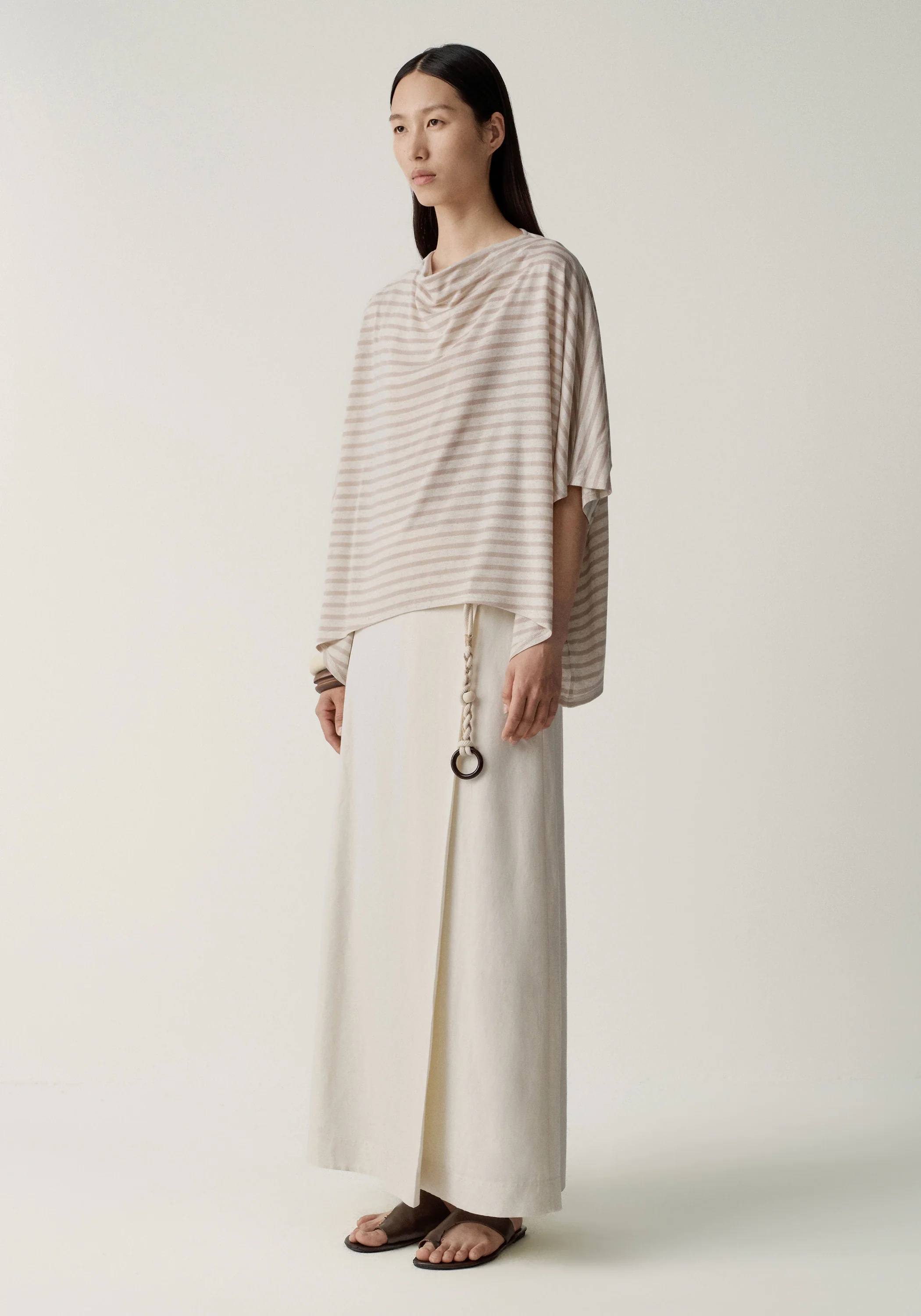 Asymmetric Striped Blouse - Image 22