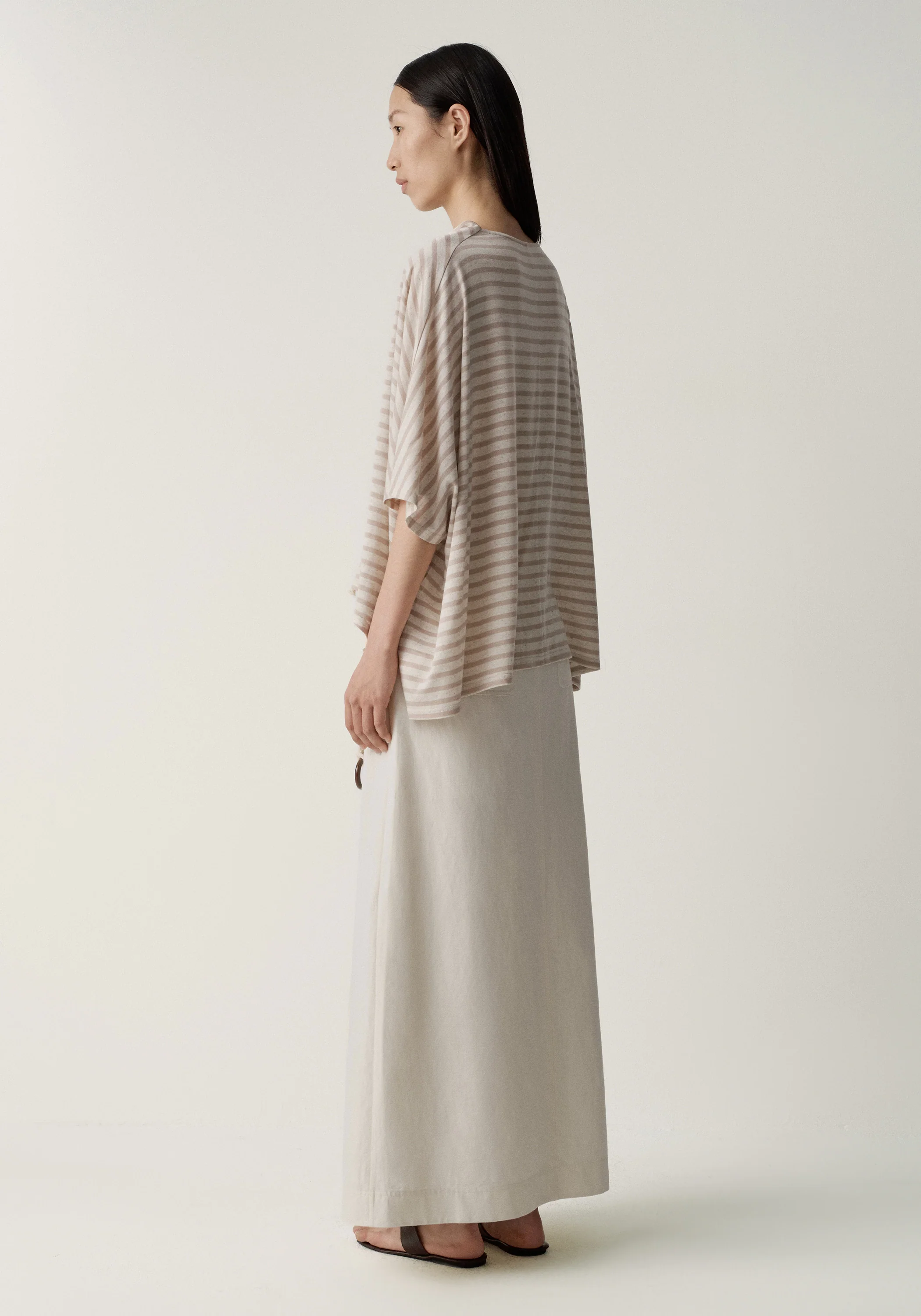 Asymmetric Striped Blouse - Image 23