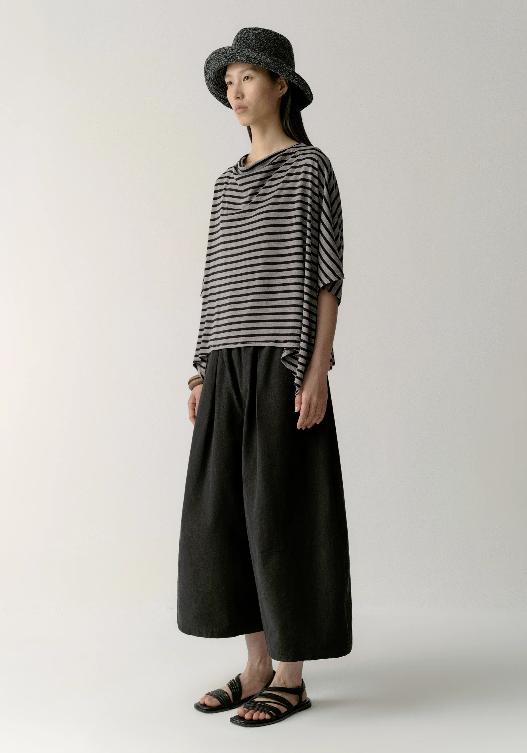 Asymmetric Striped Blouse - Image 4