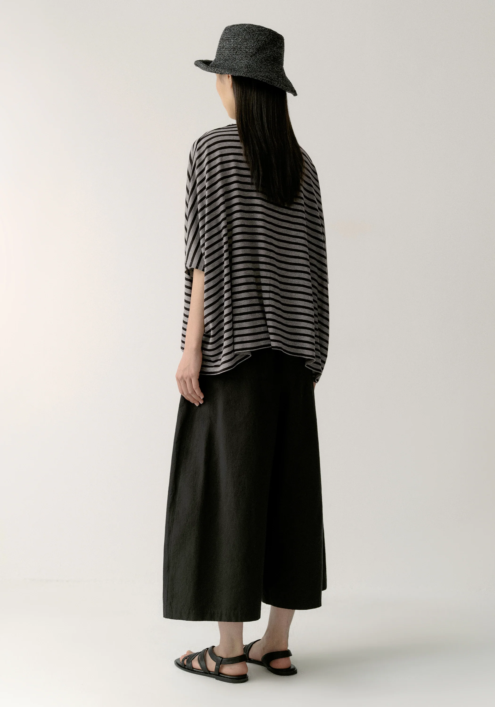 Asymmetric Striped Blouse - Image 5