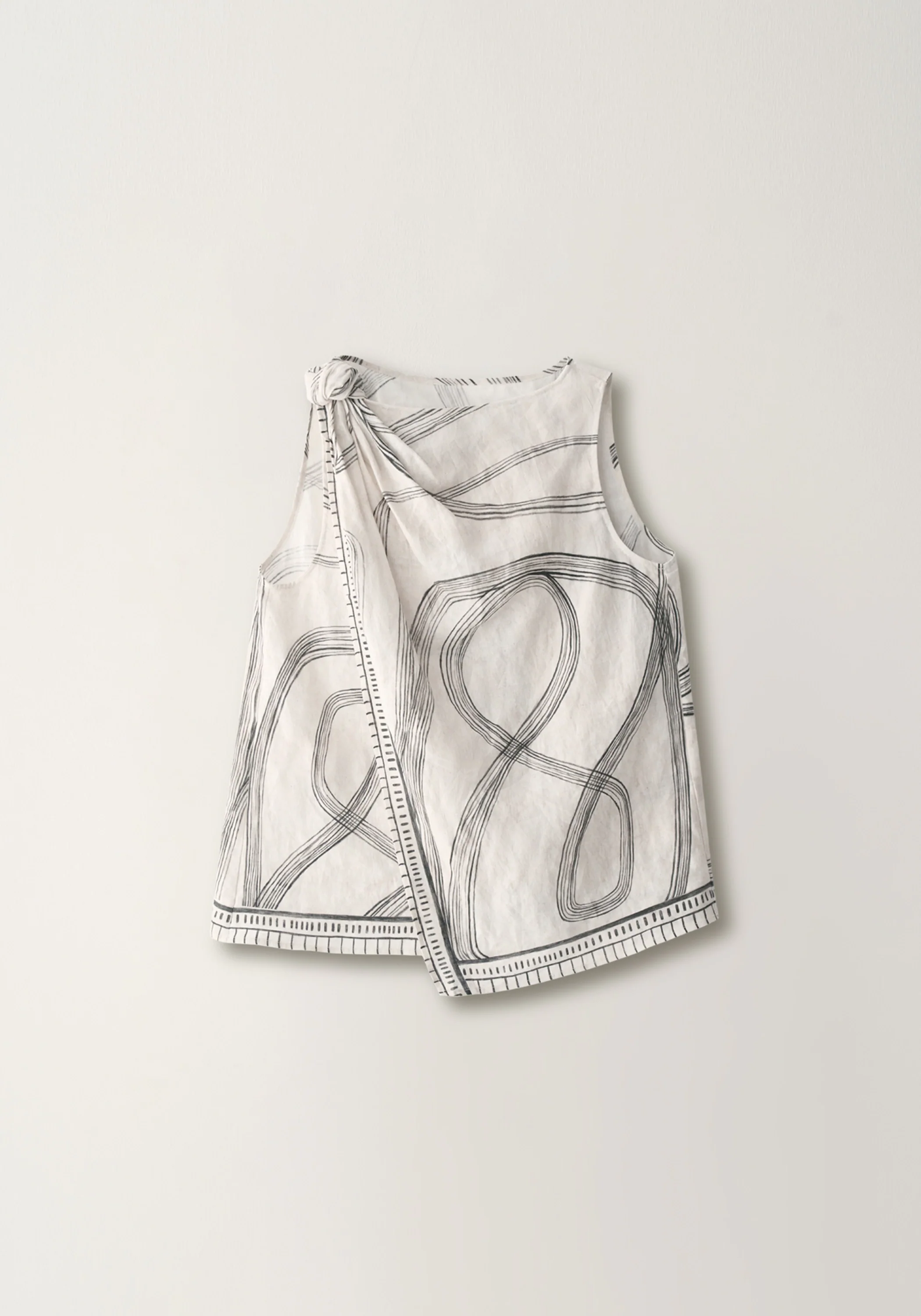 Print Sleeveless Top - Image 2