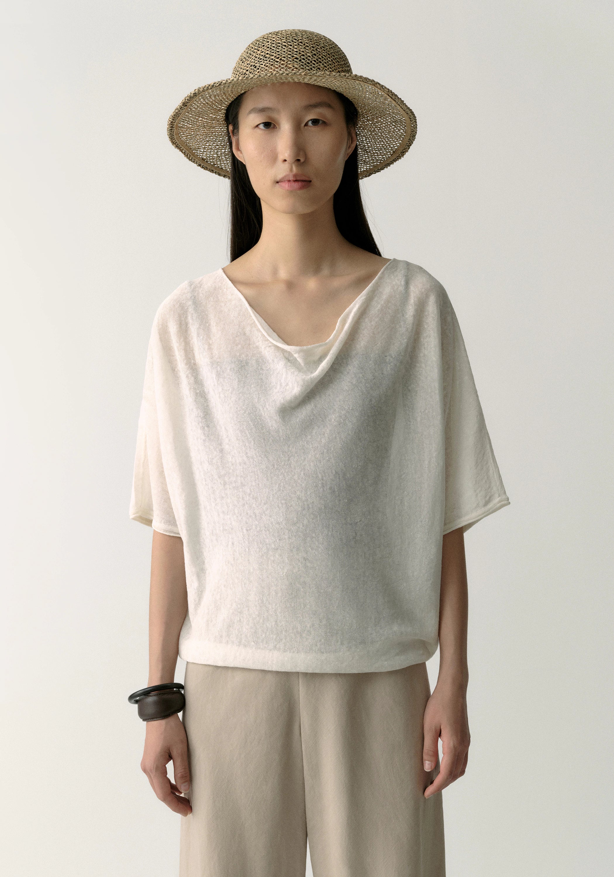 Cocoon Linen Blouse - Image 10