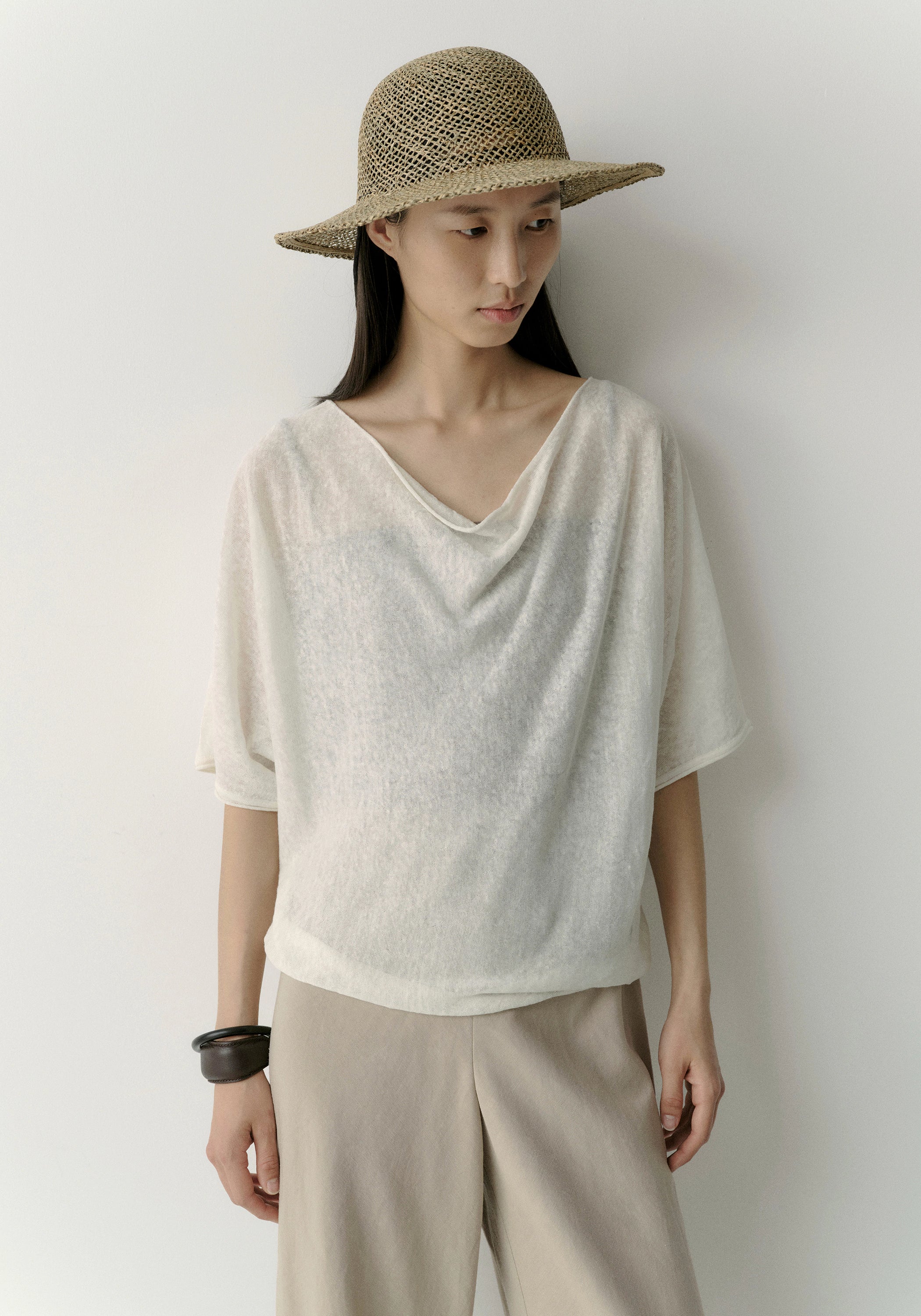 Cocoon Linen Blouse - Image 14
