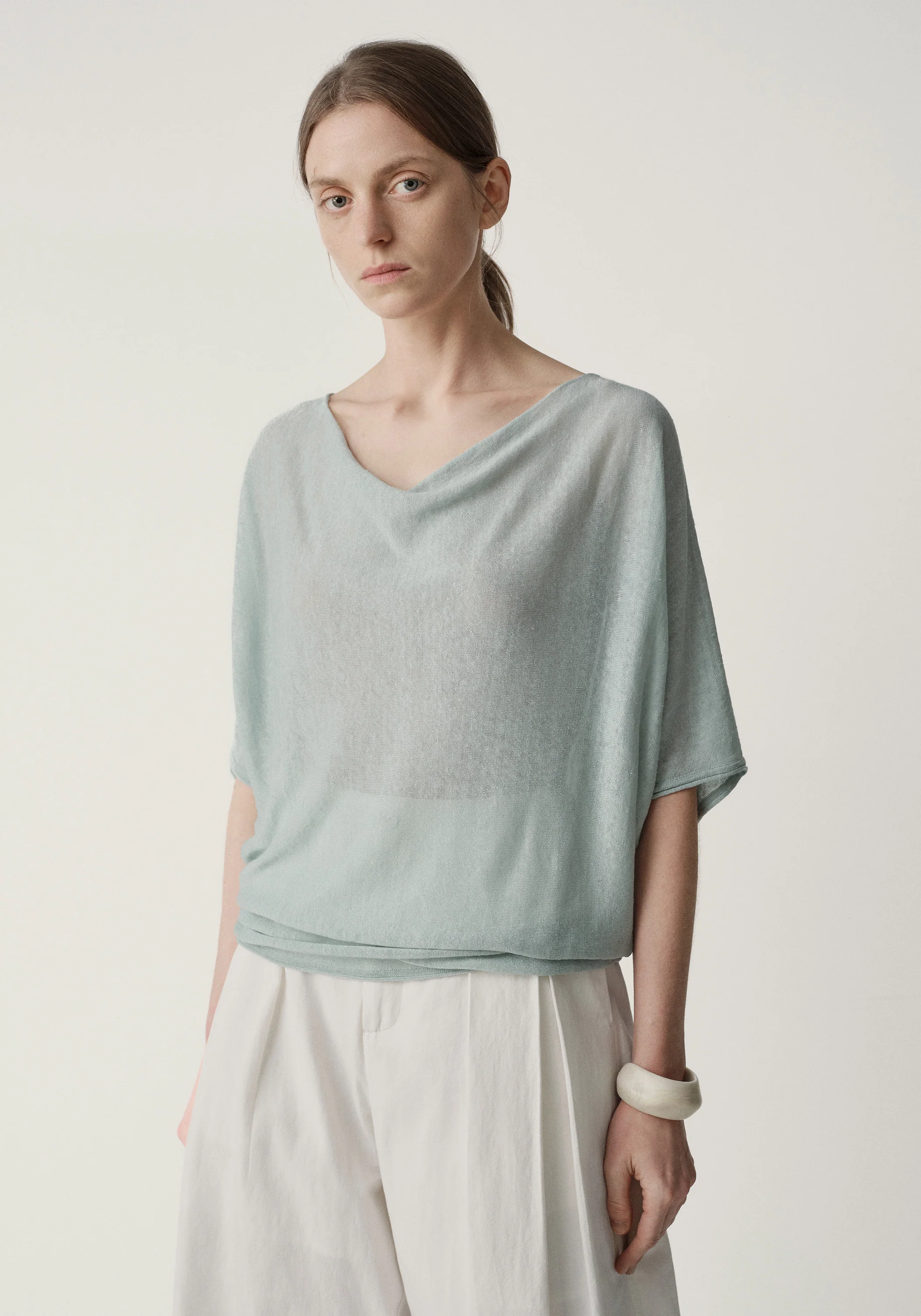 Cocoon Linen Blouse - Image 16