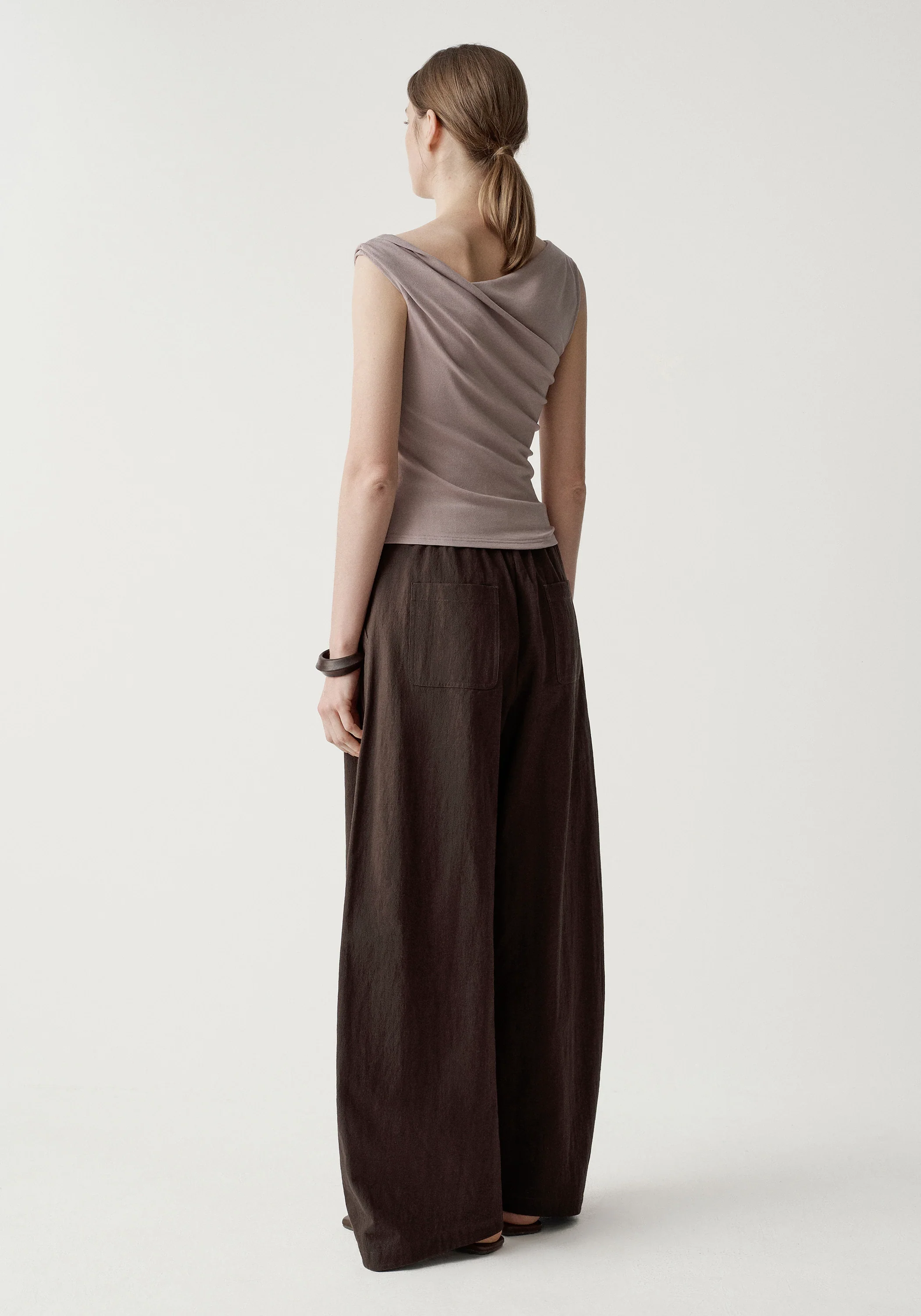 Asymmetric Cropped Pants - Image 5