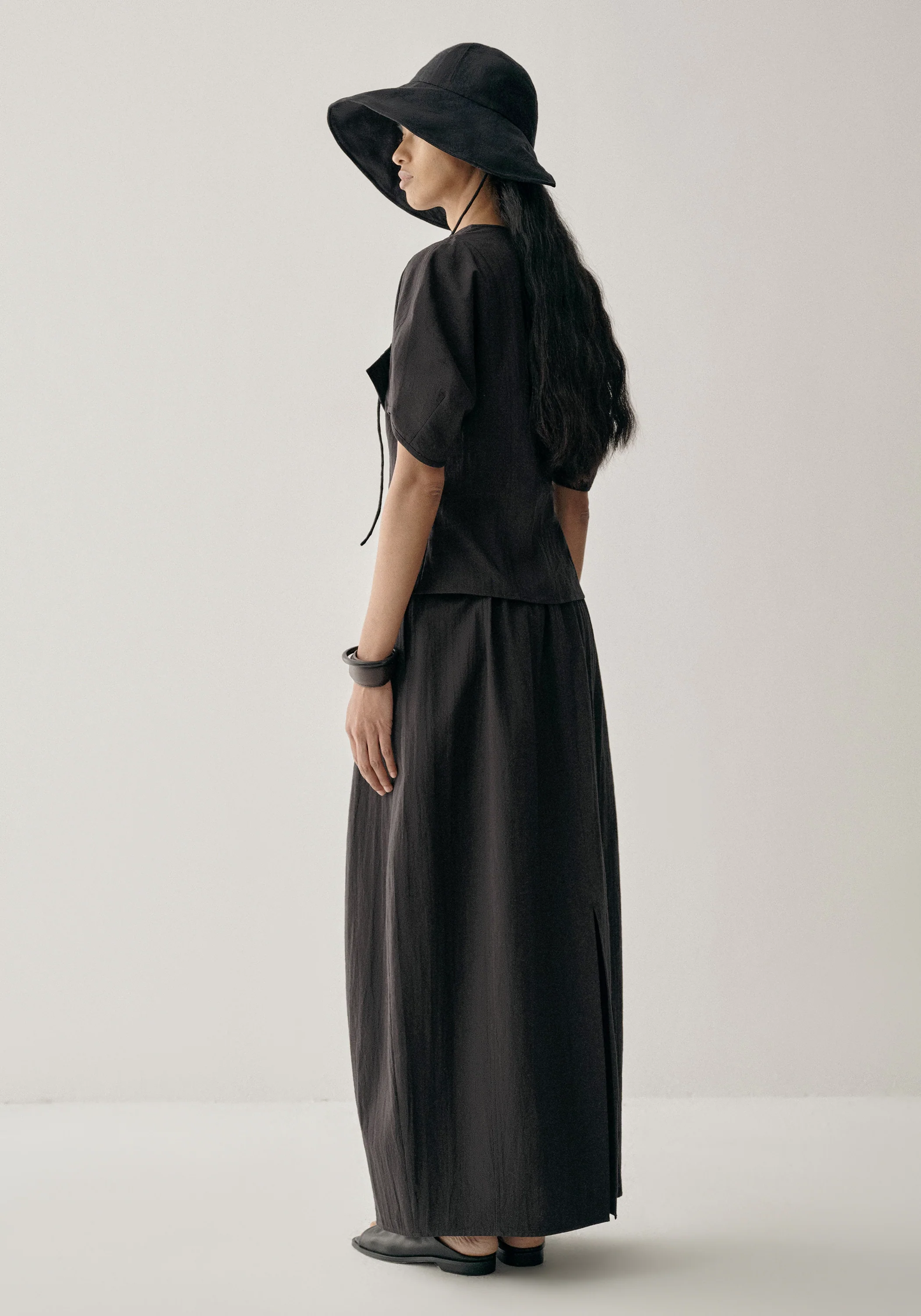Cotton-linen Cocoon Skirt - Image 5