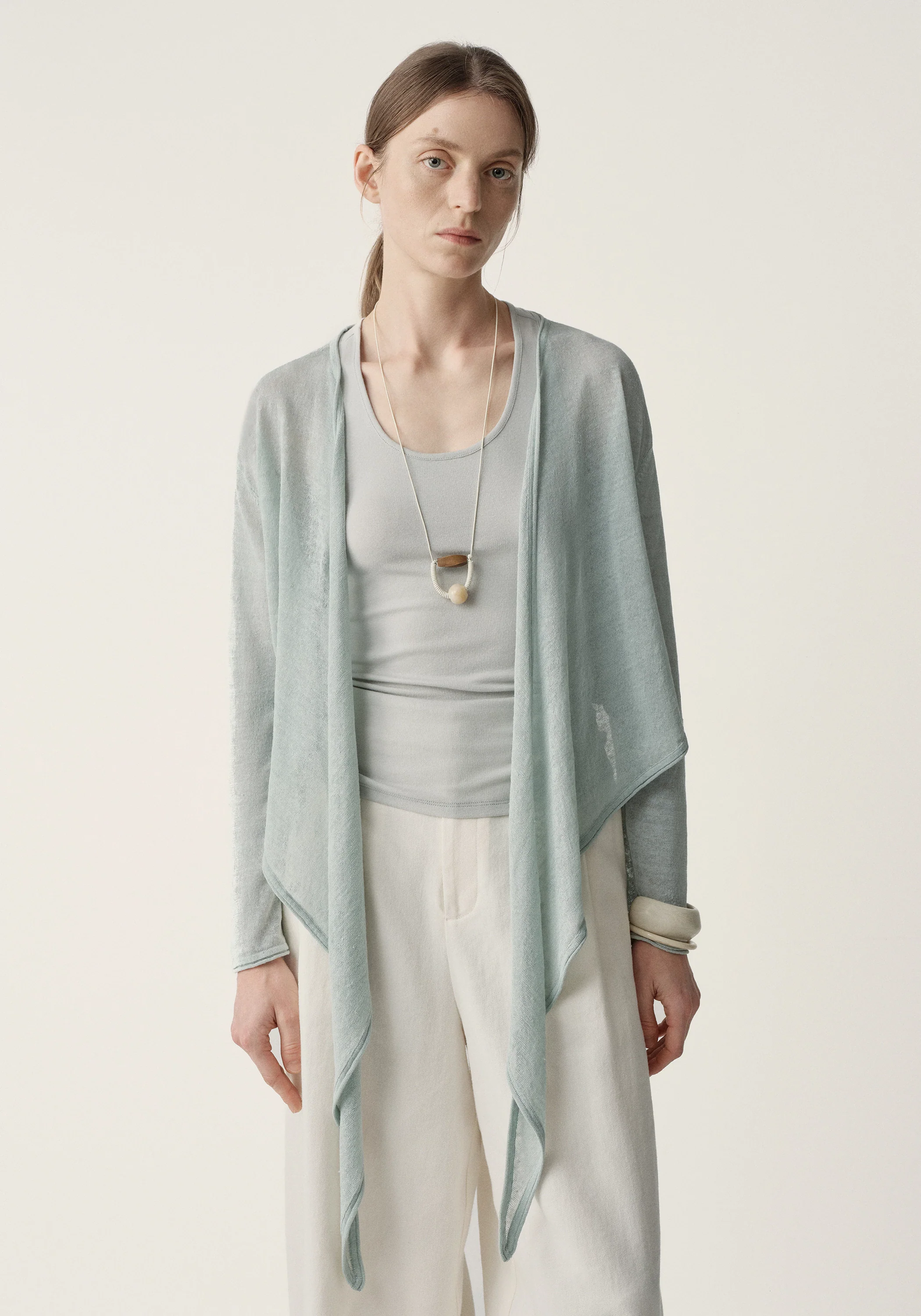 Knot-detail Knit Cardigan - Image 15
