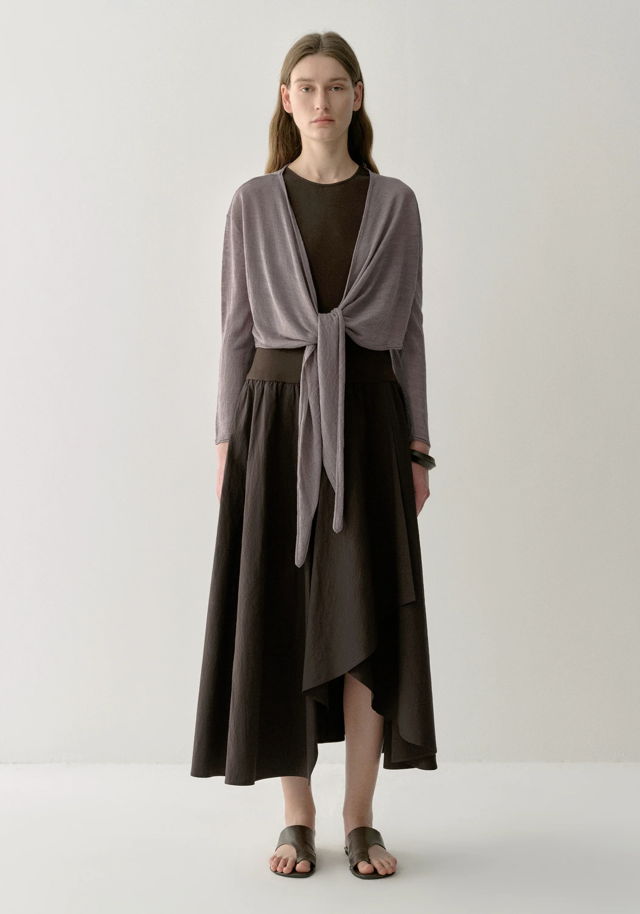 Knot-detail Knit Cardigan - Image 3