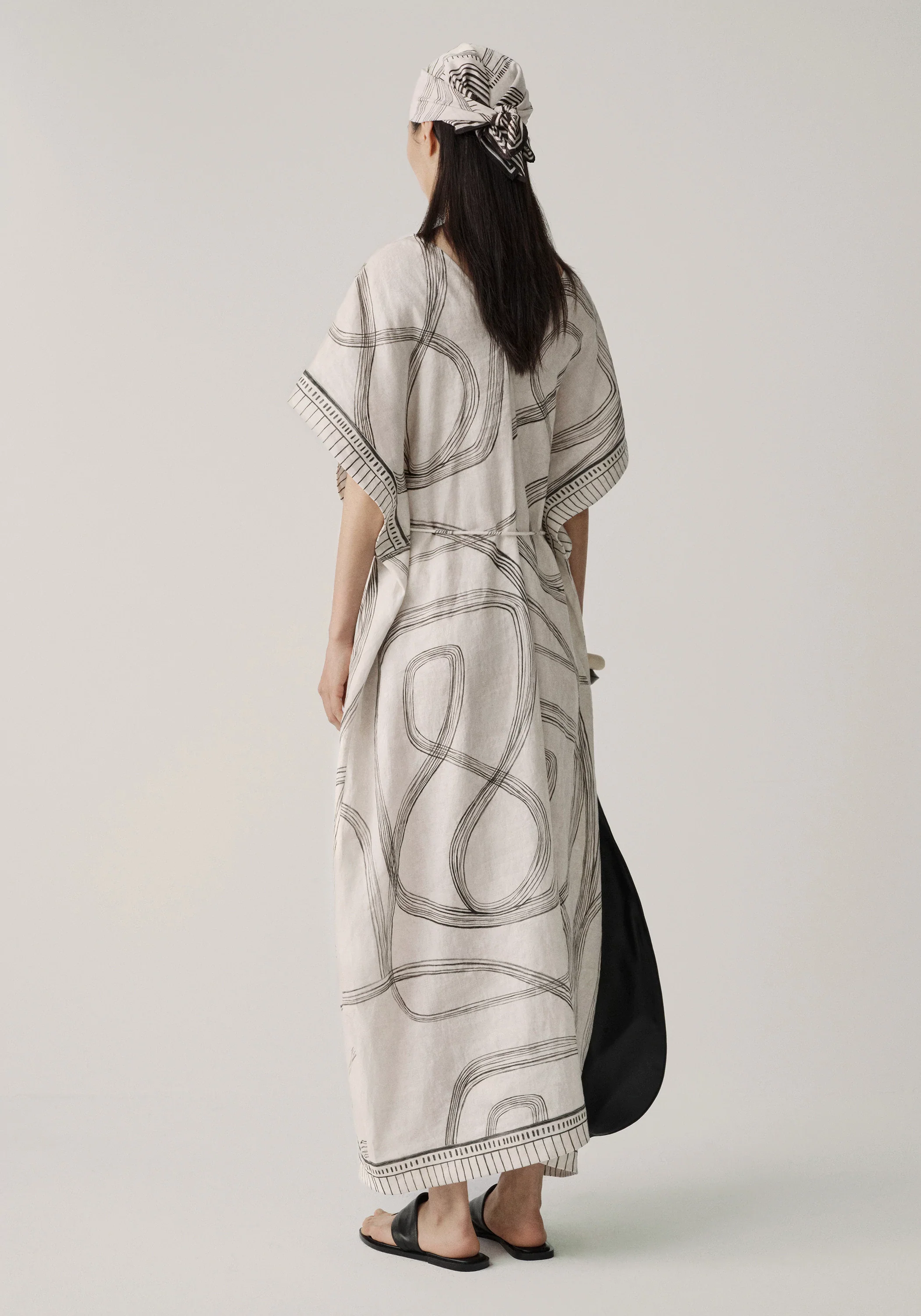 Print Wrap-style Dress - Image 4