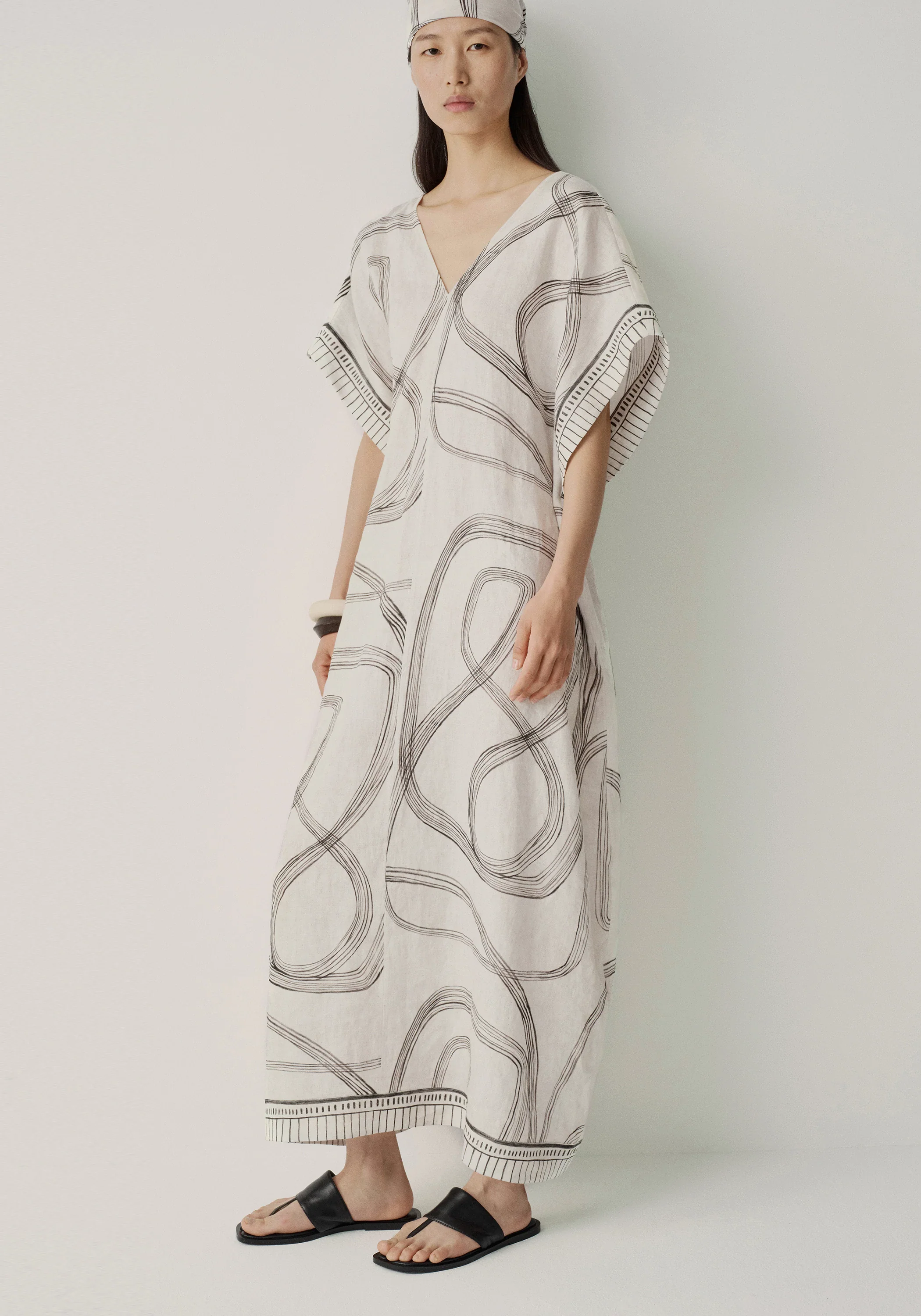 Print Wrap-style Dress - Image 7