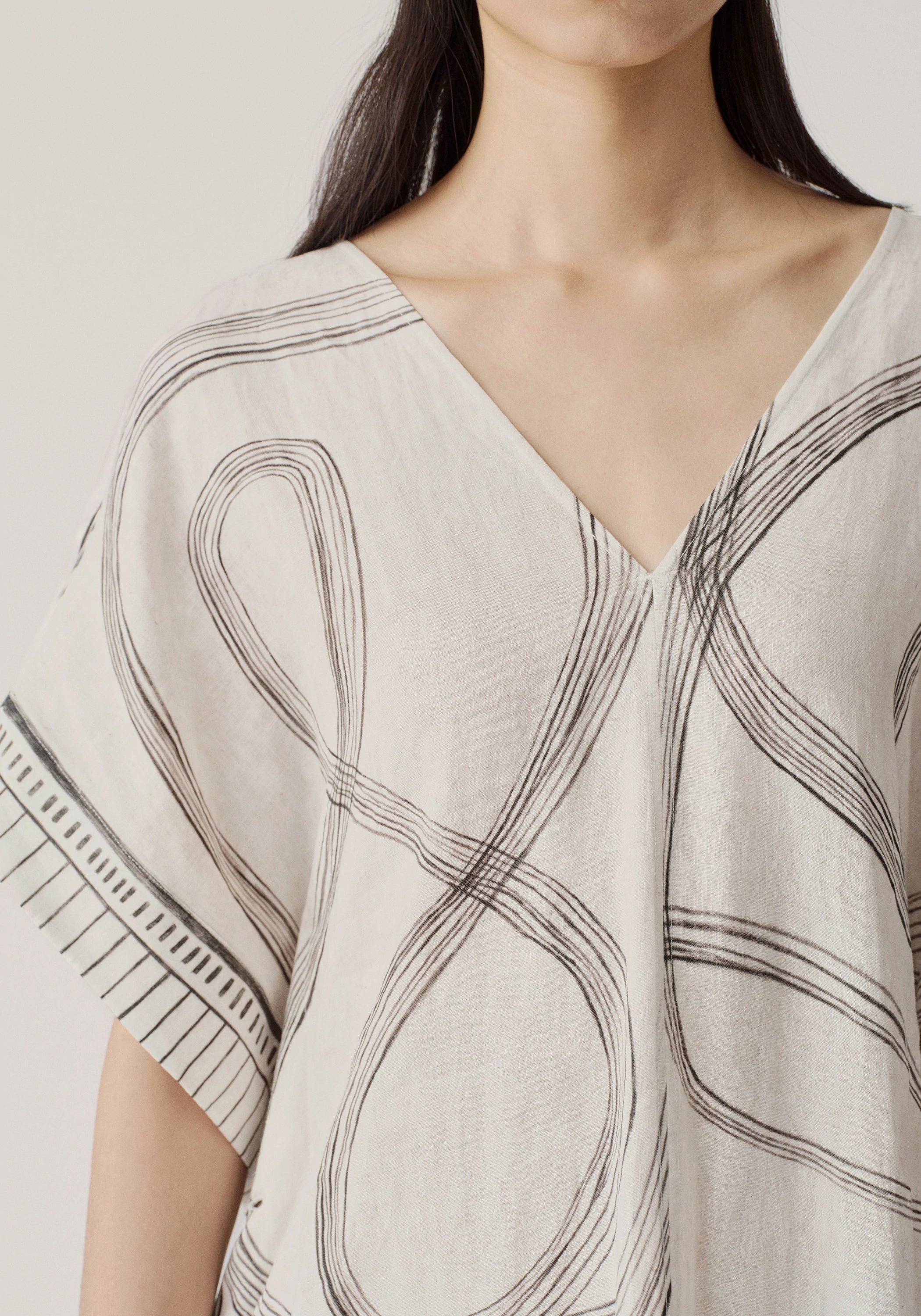 Print Wrap-style Dress - Image 8