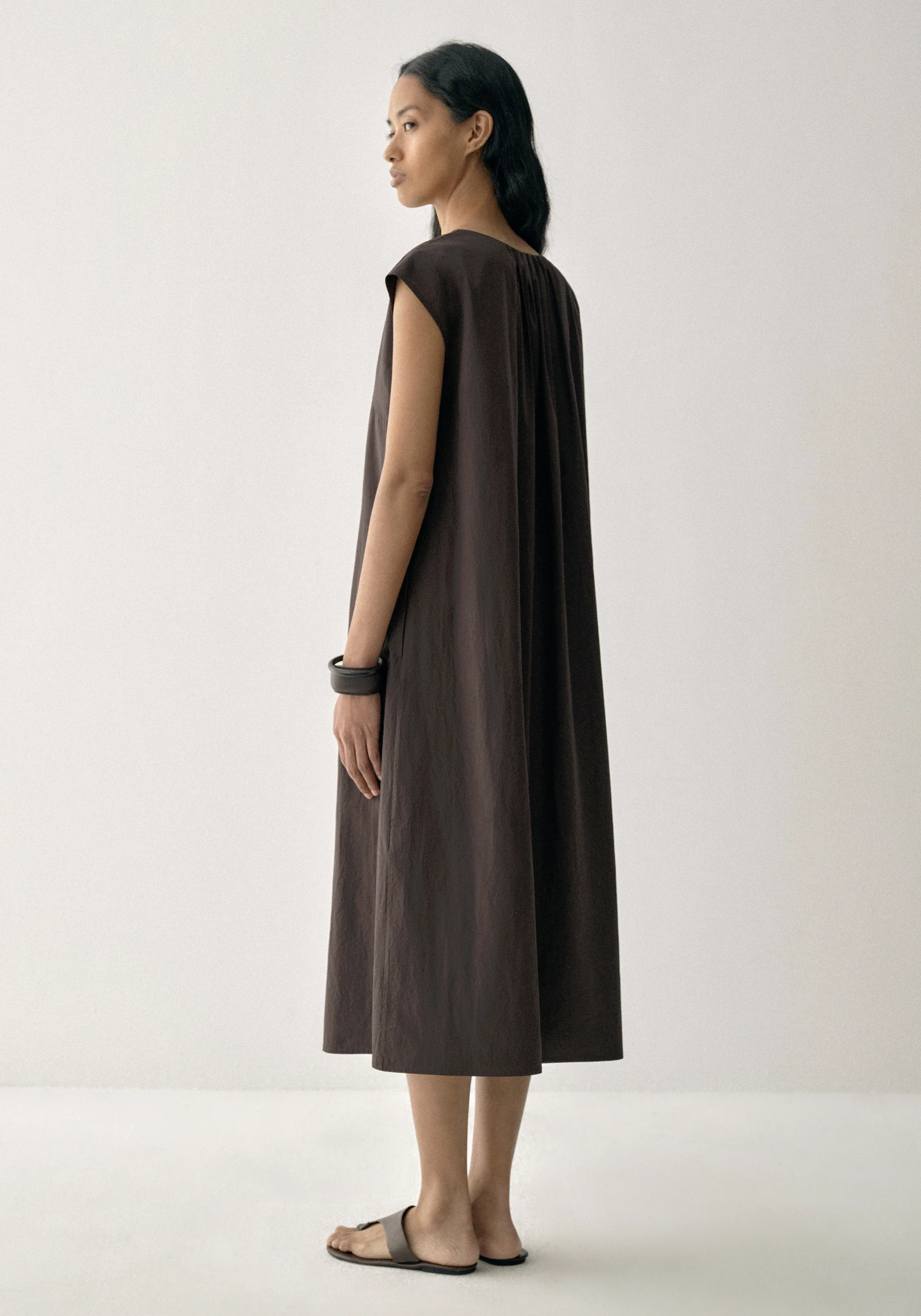 Twist-detail Cotton Dress - Image 5