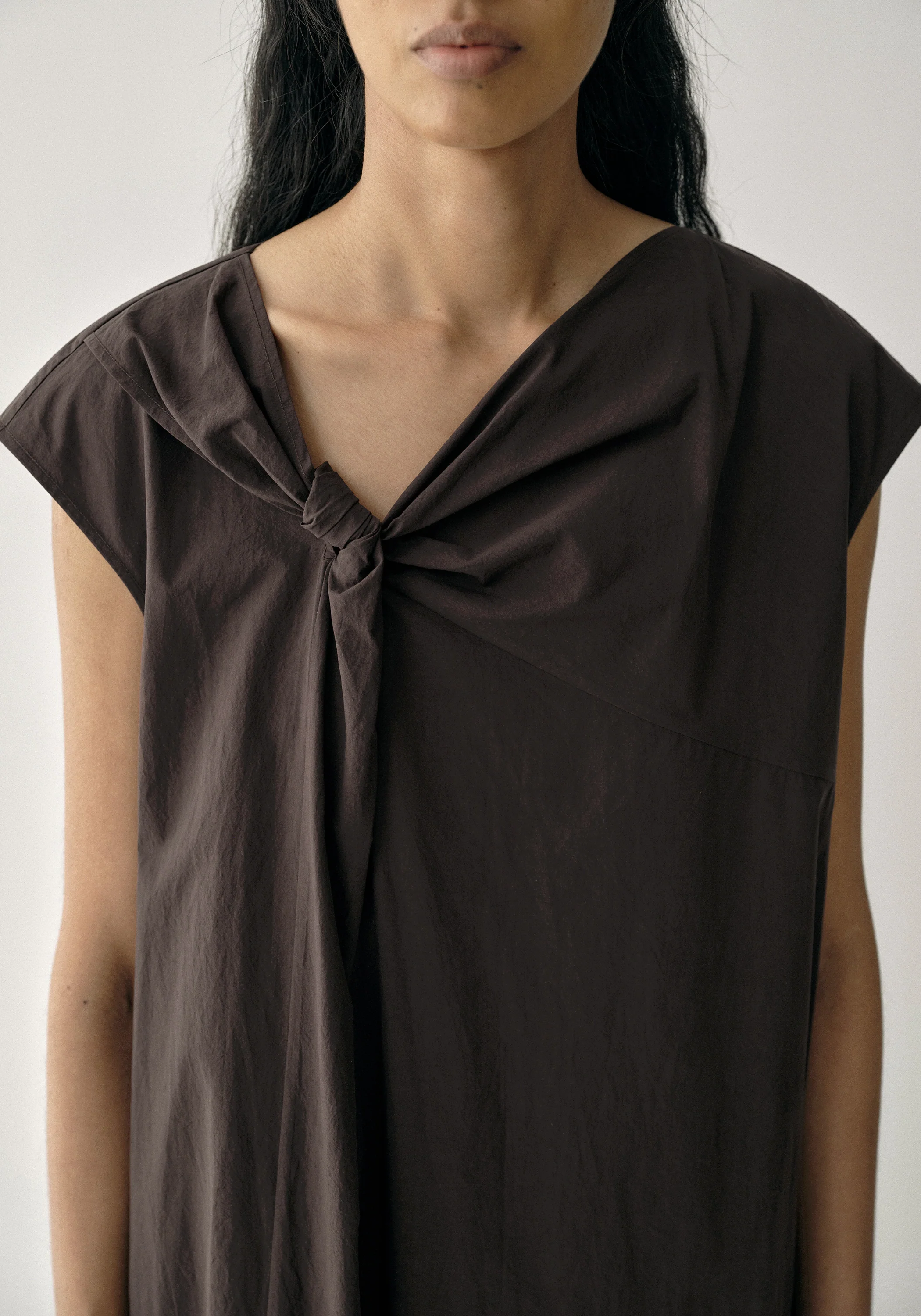 Twist-detail Cotton Dress - Image 6