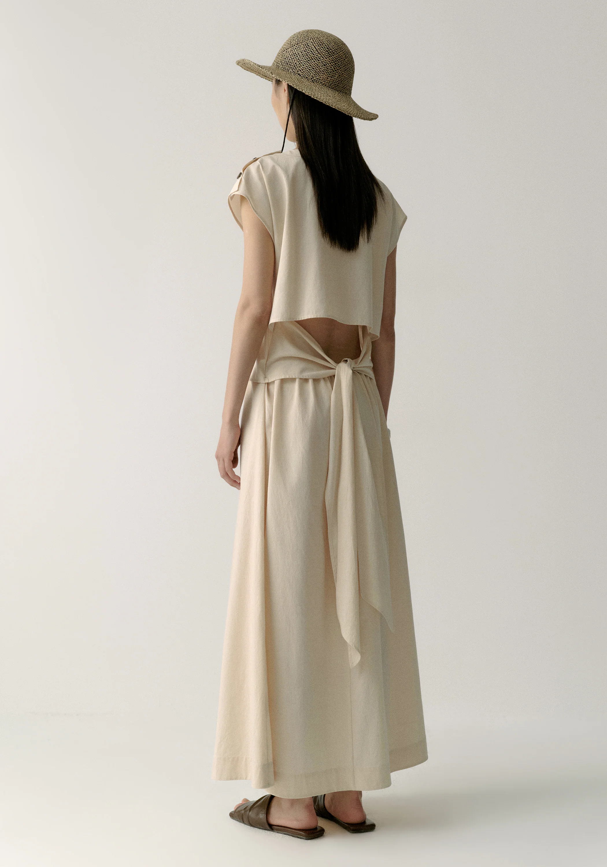 Layered Tie-back Dress - Image 13
