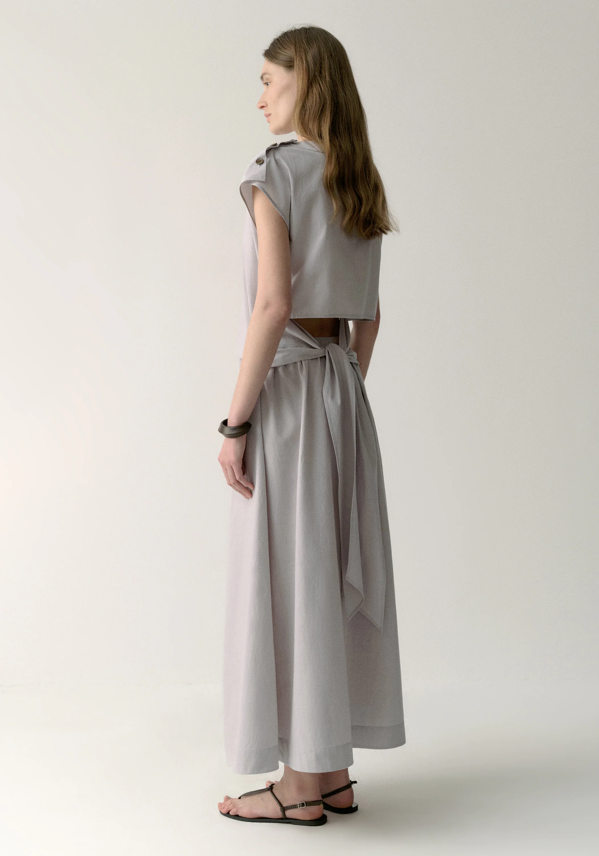 Layered Tie-back Dress - Image 17