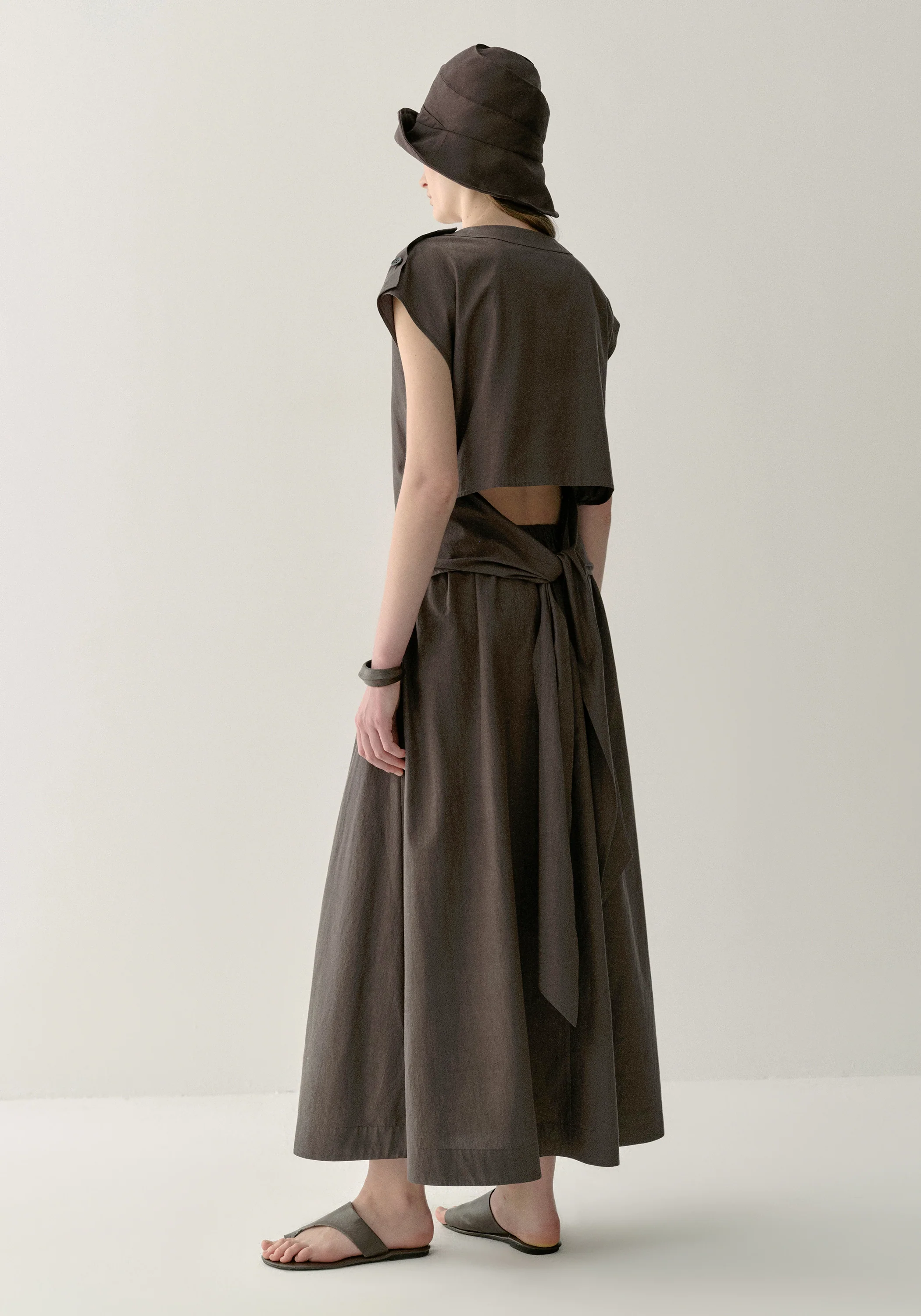 Layered Tie-back Dress - Image 5
