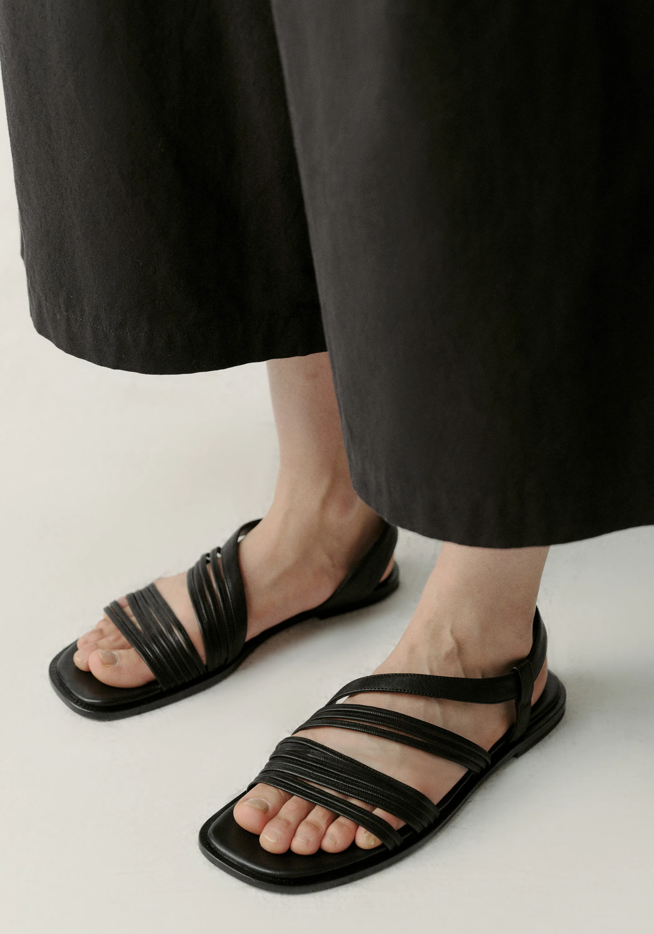 Strappy Flat Sandals - Image 6