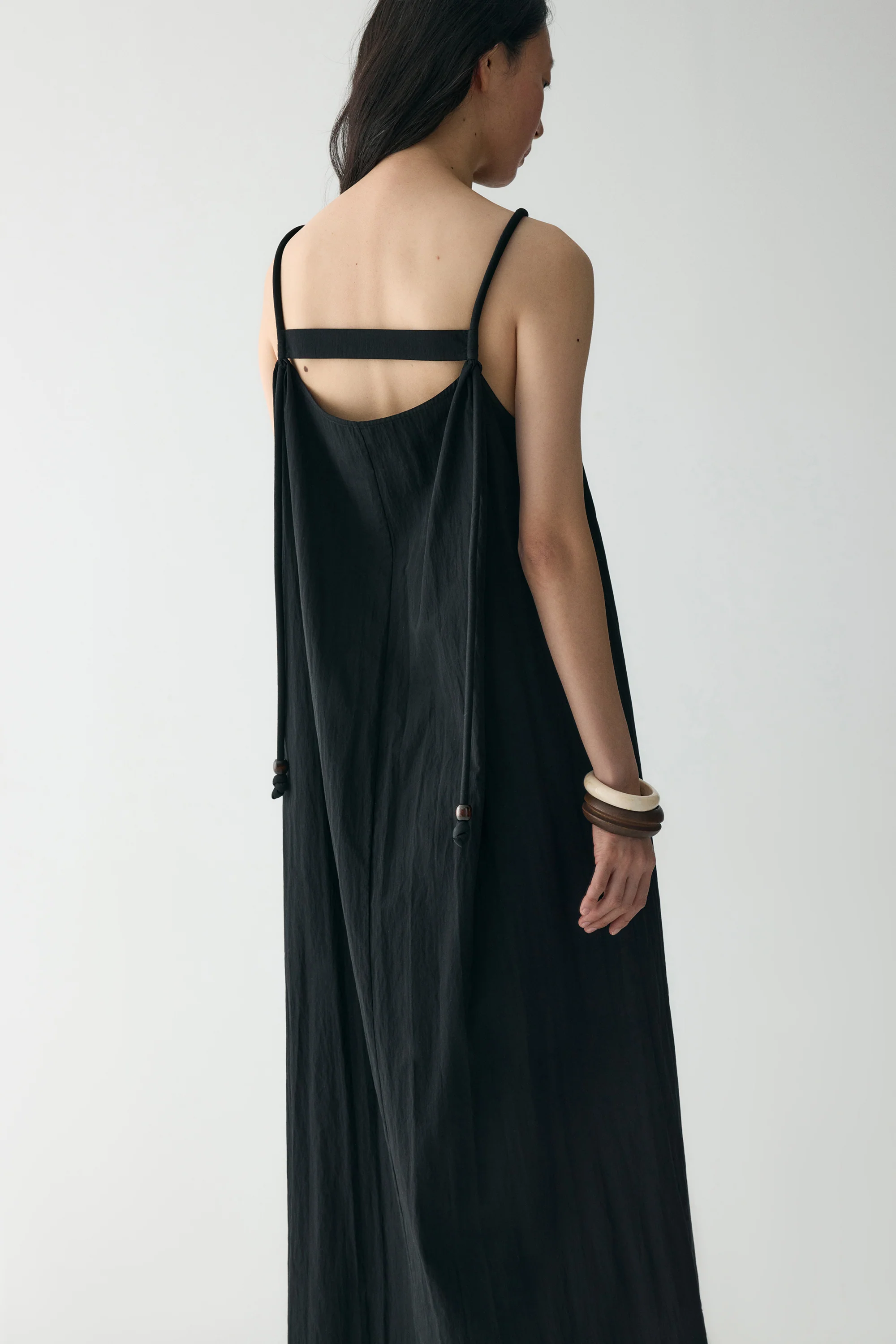 Gathered Halterneck Cotton Dress - Image 8