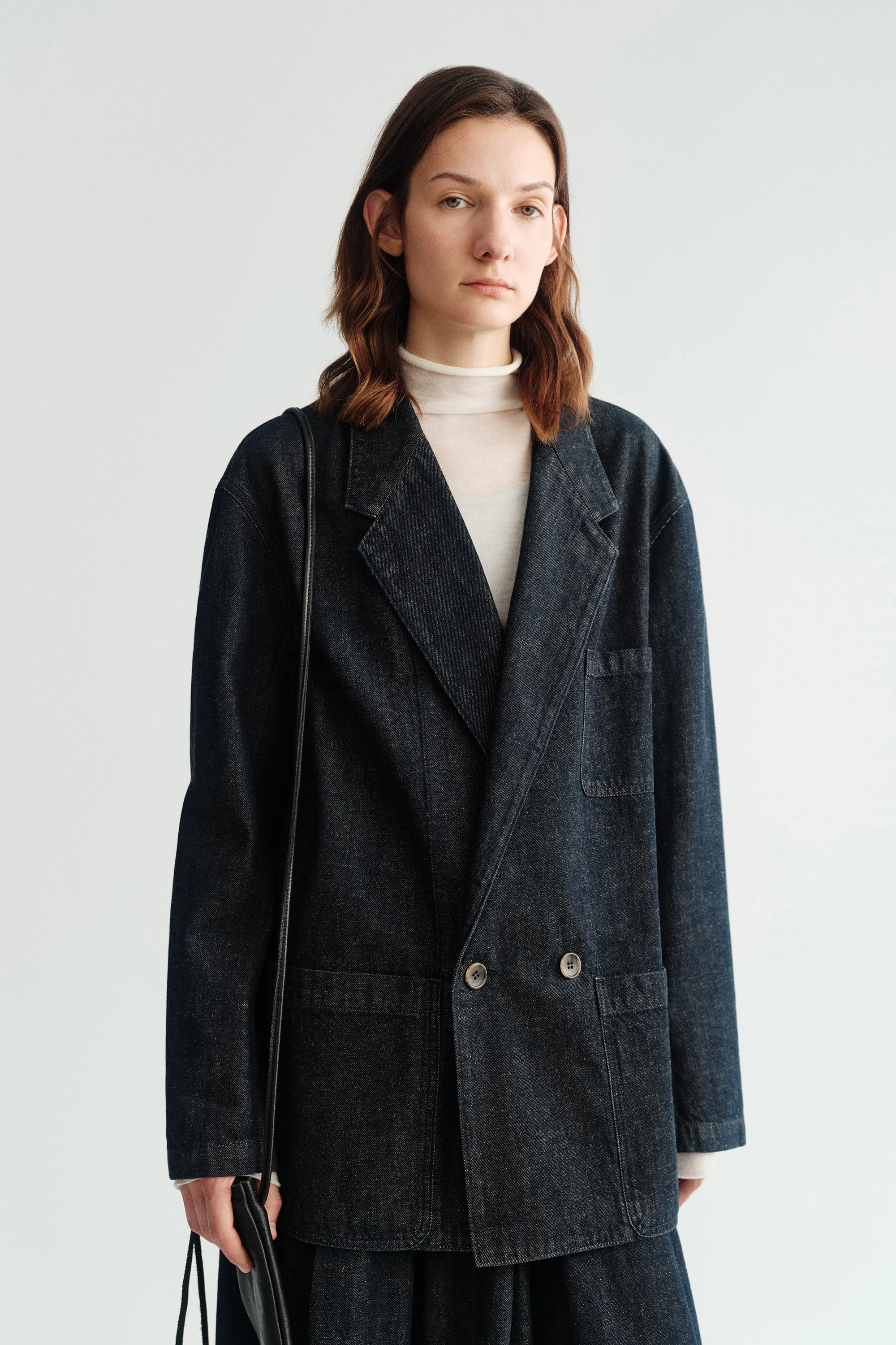 Hemp Denim Blazer - Image 14
