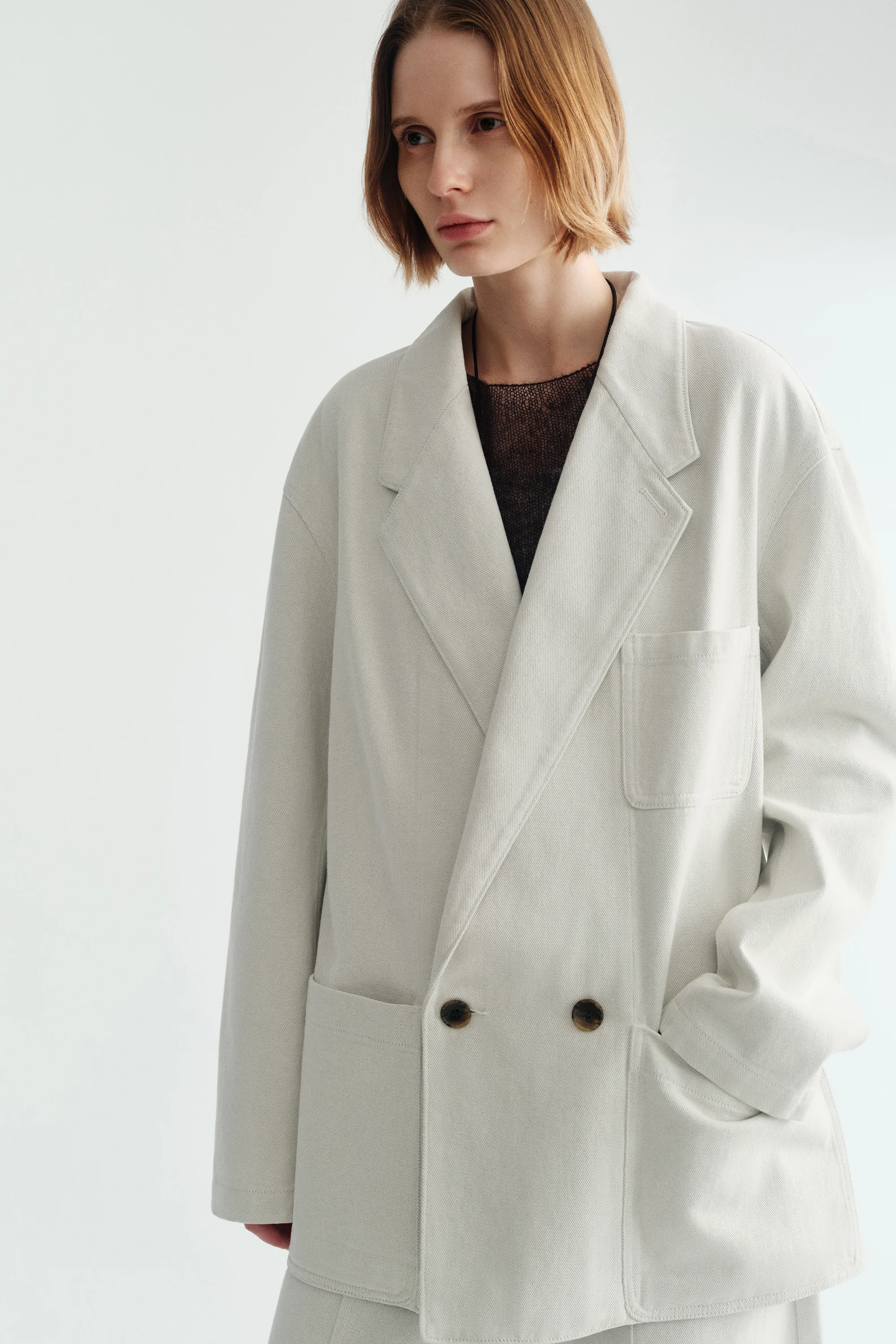 Hemp Denim Blazer - Image 8