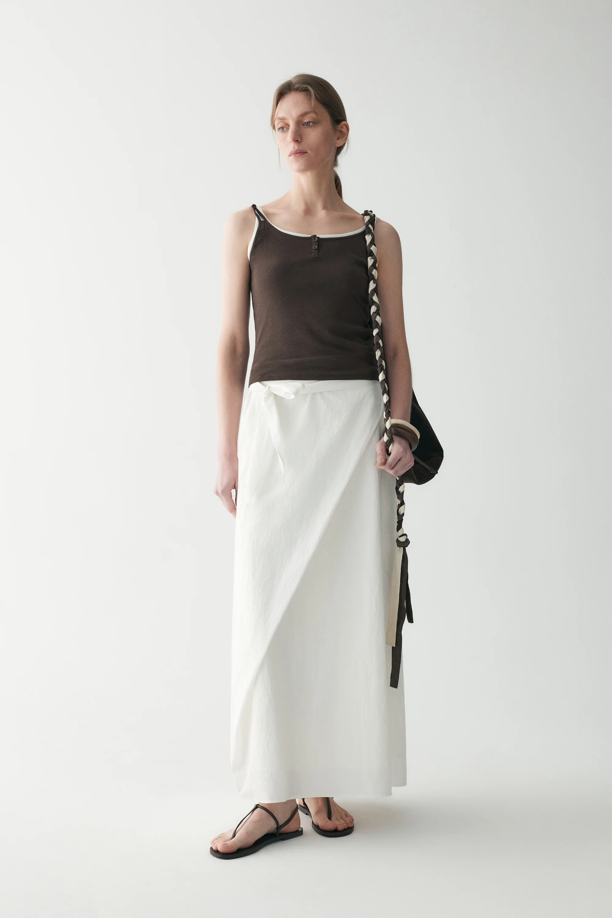 Hemp Wrap Knotted Skirt