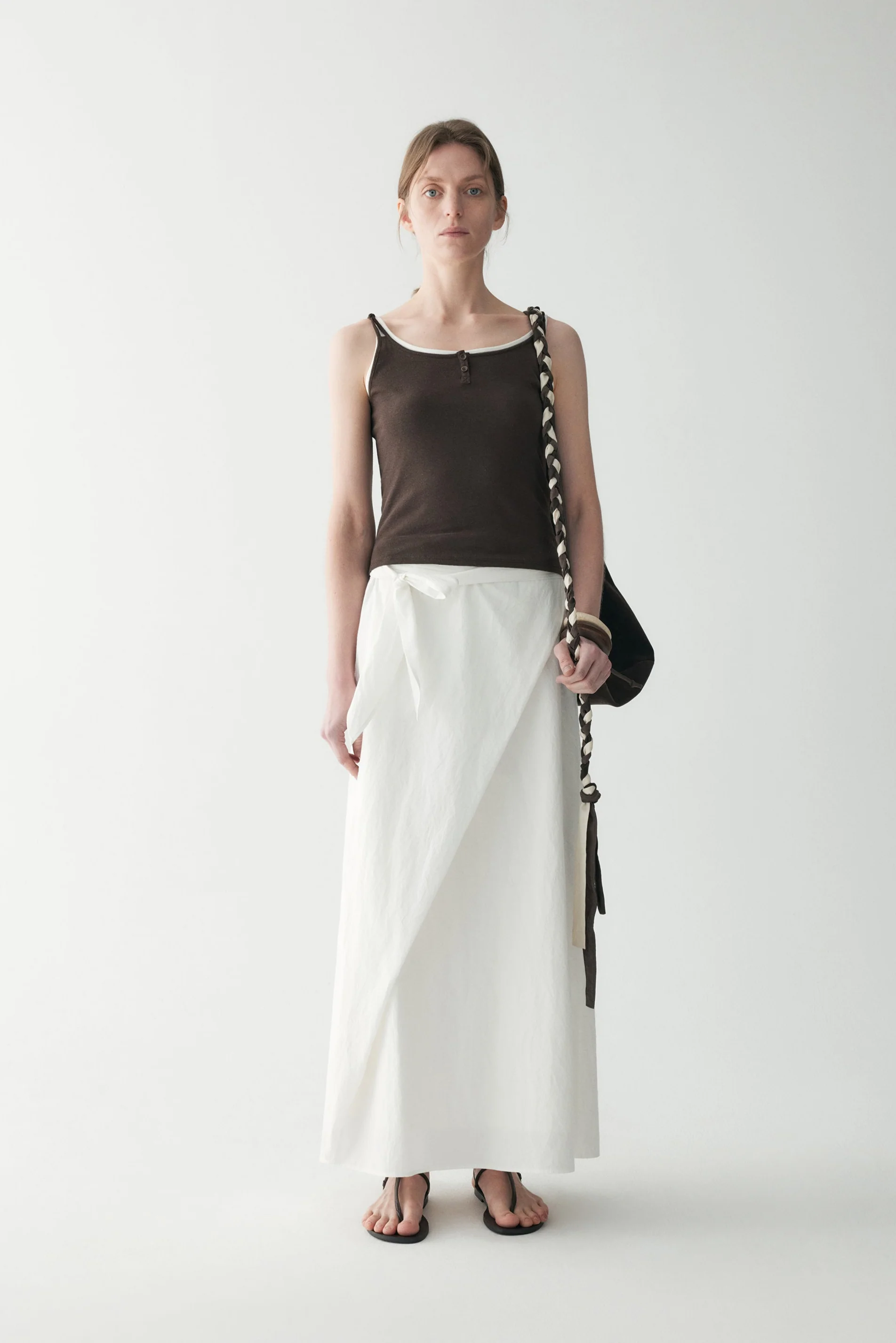Hemp Wrap Knotted Skirt - Image 12
