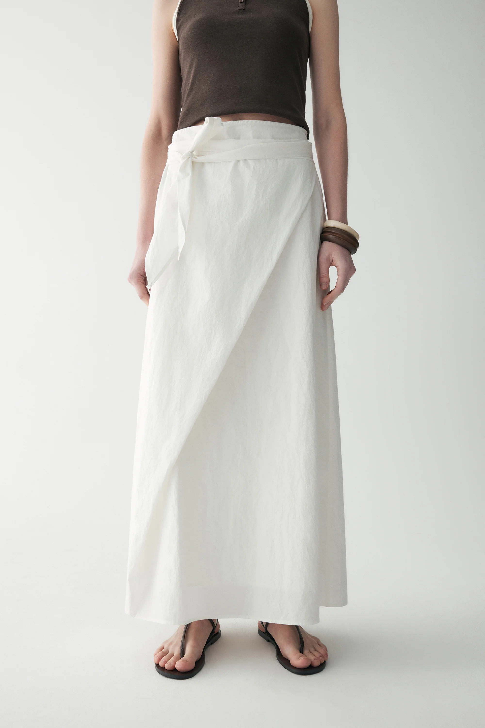 Hemp Wrap Knotted Skirt - Image 16