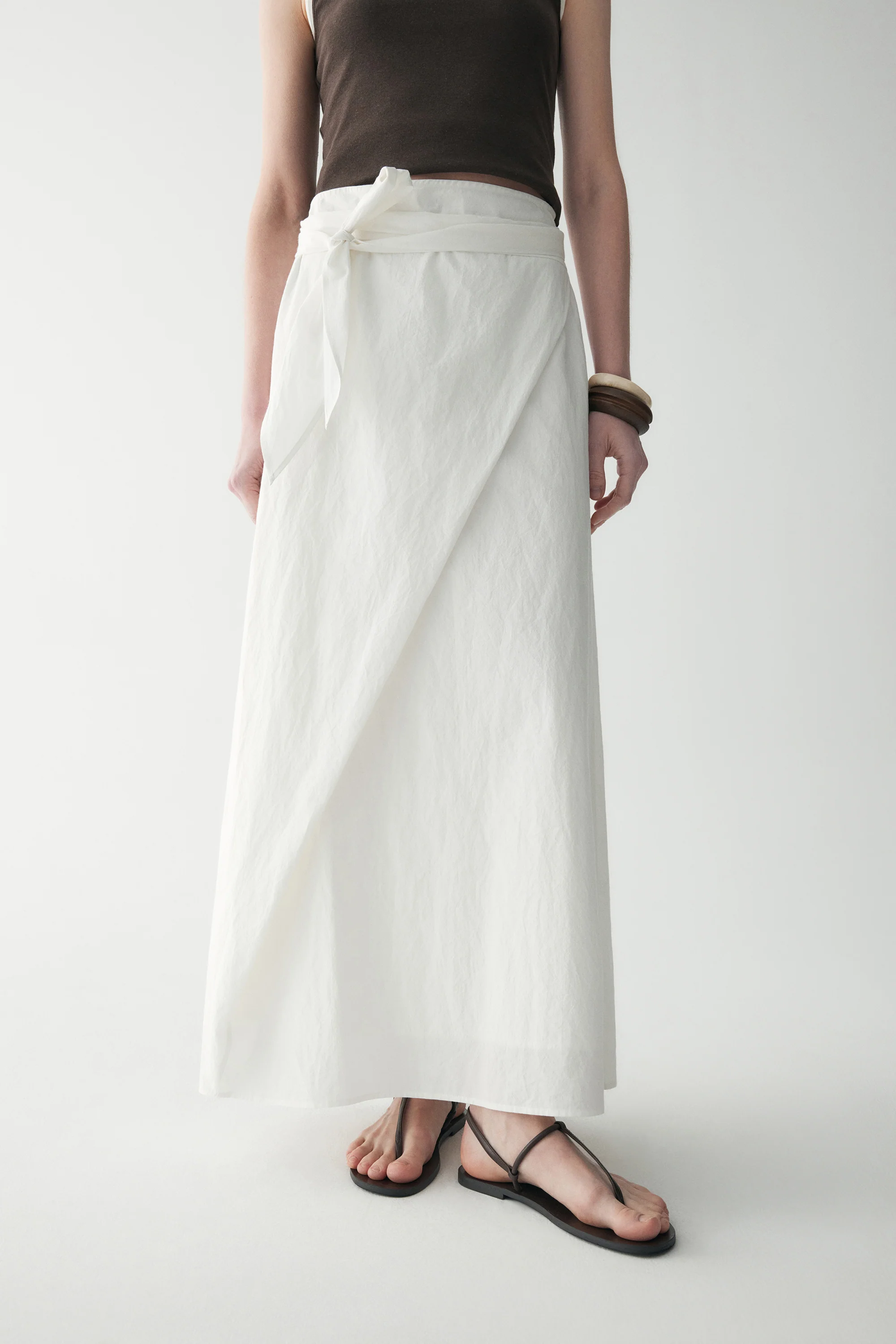 Hemp Wrap Knotted Skirt - Image 17