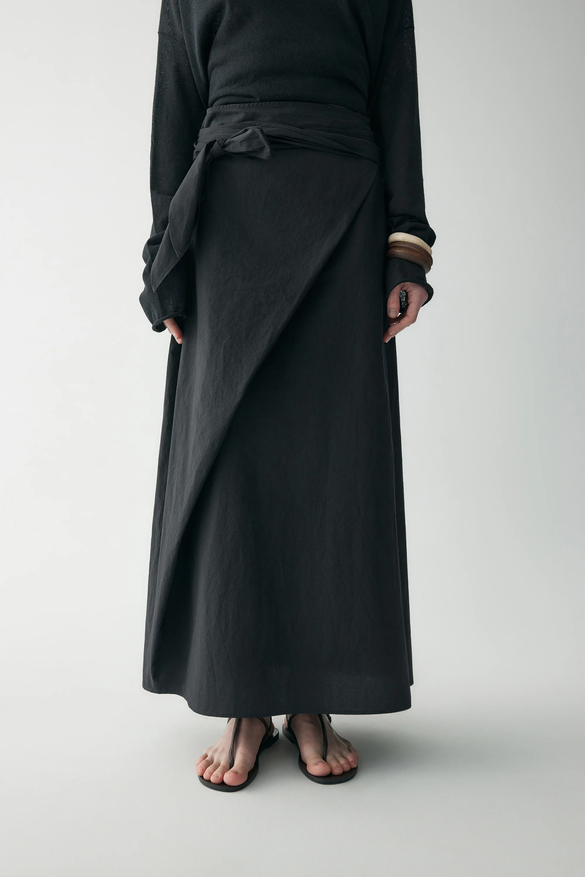 Hemp Wrap Knotted Skirt - Image 7