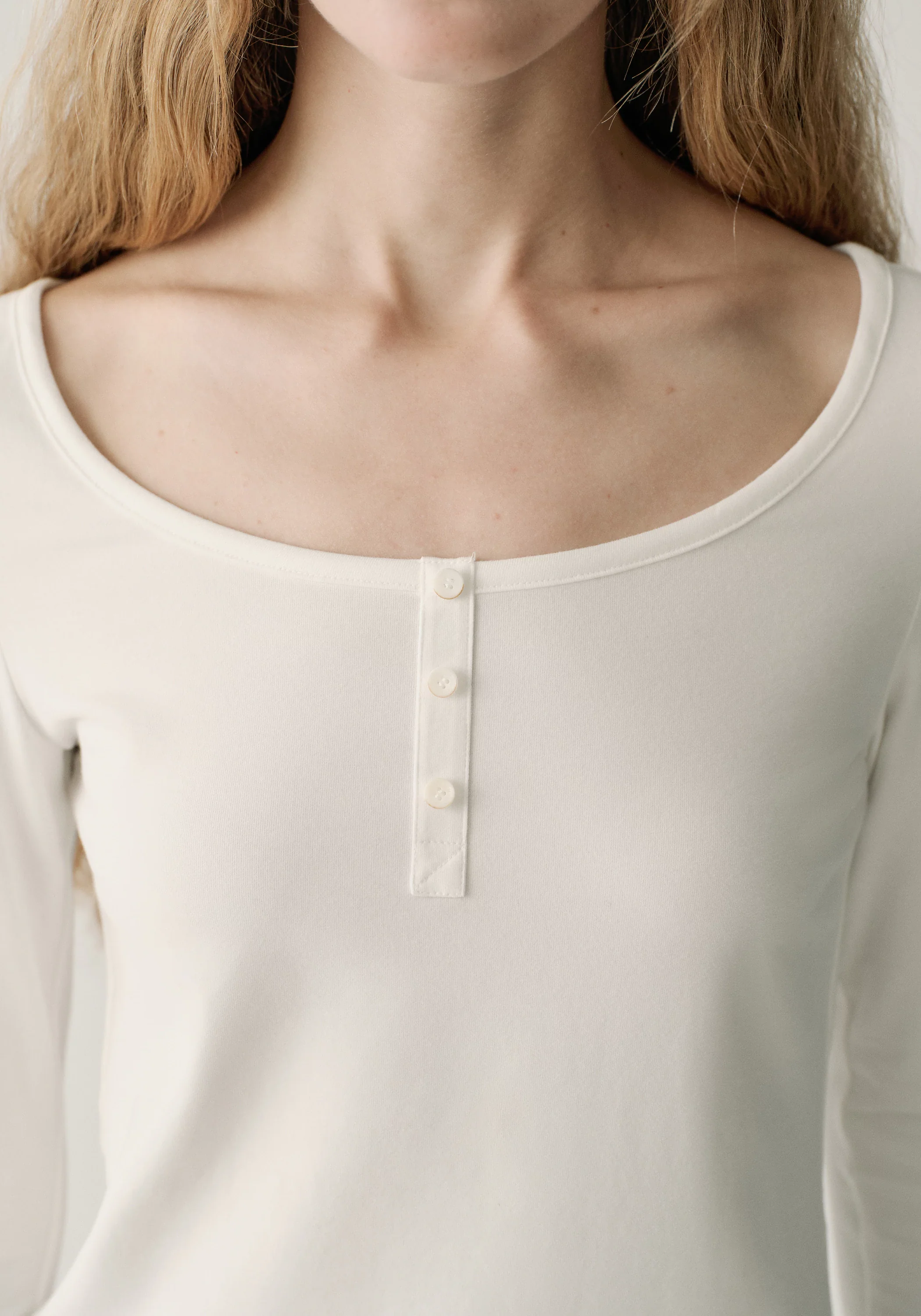 Henley Collar Half-sleeve T-shirt - Image 13