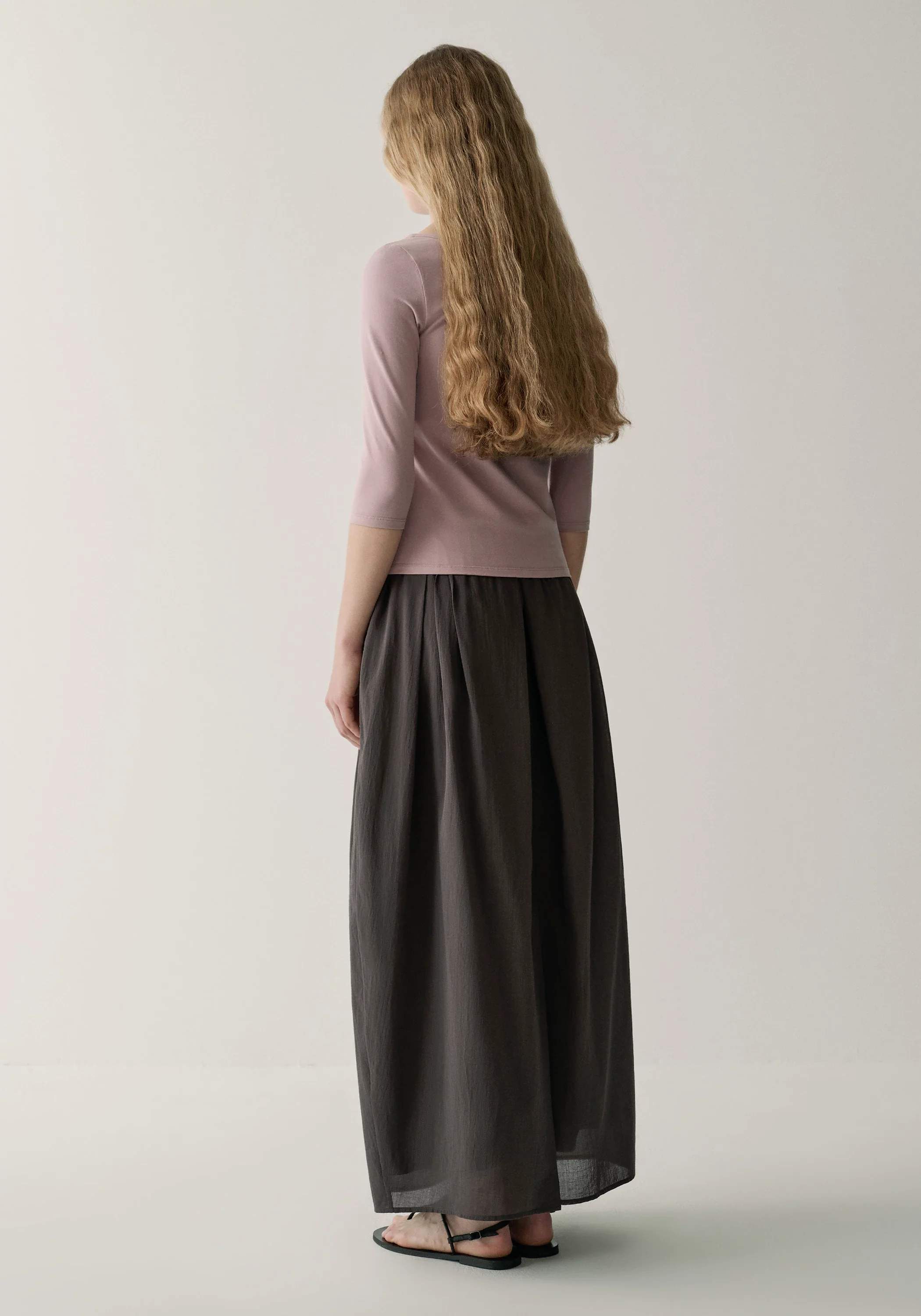 Henley Collar Half-sleeve T-shirt - Image 25
